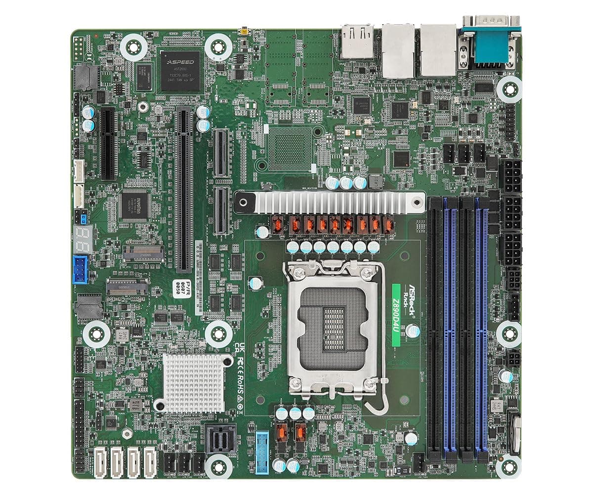 ASRock Mainboard Z890D4U micro-ATX Sockel 11851 Single (Z890D4U) Bild 2