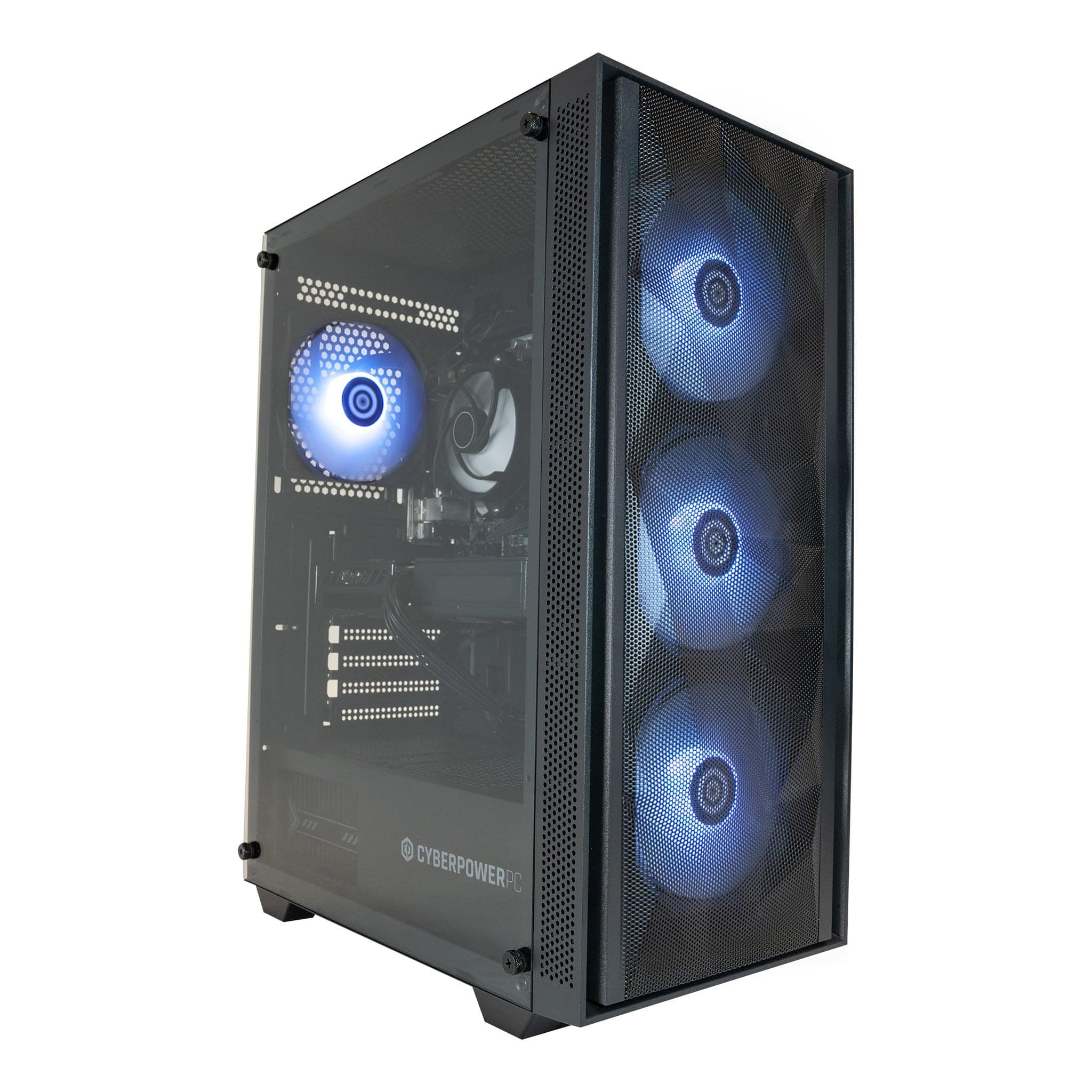CYBERPOWERPC Wyvern Gaming PC - Intel Core i5 12400F, Nvidia RTX 3050, 16GB RAM, 500GB NVMe SSD, 650W PSU, Wi-Fi, Windows 11, Sylph Intel Core i5-12400F Nvidia RTX 3050