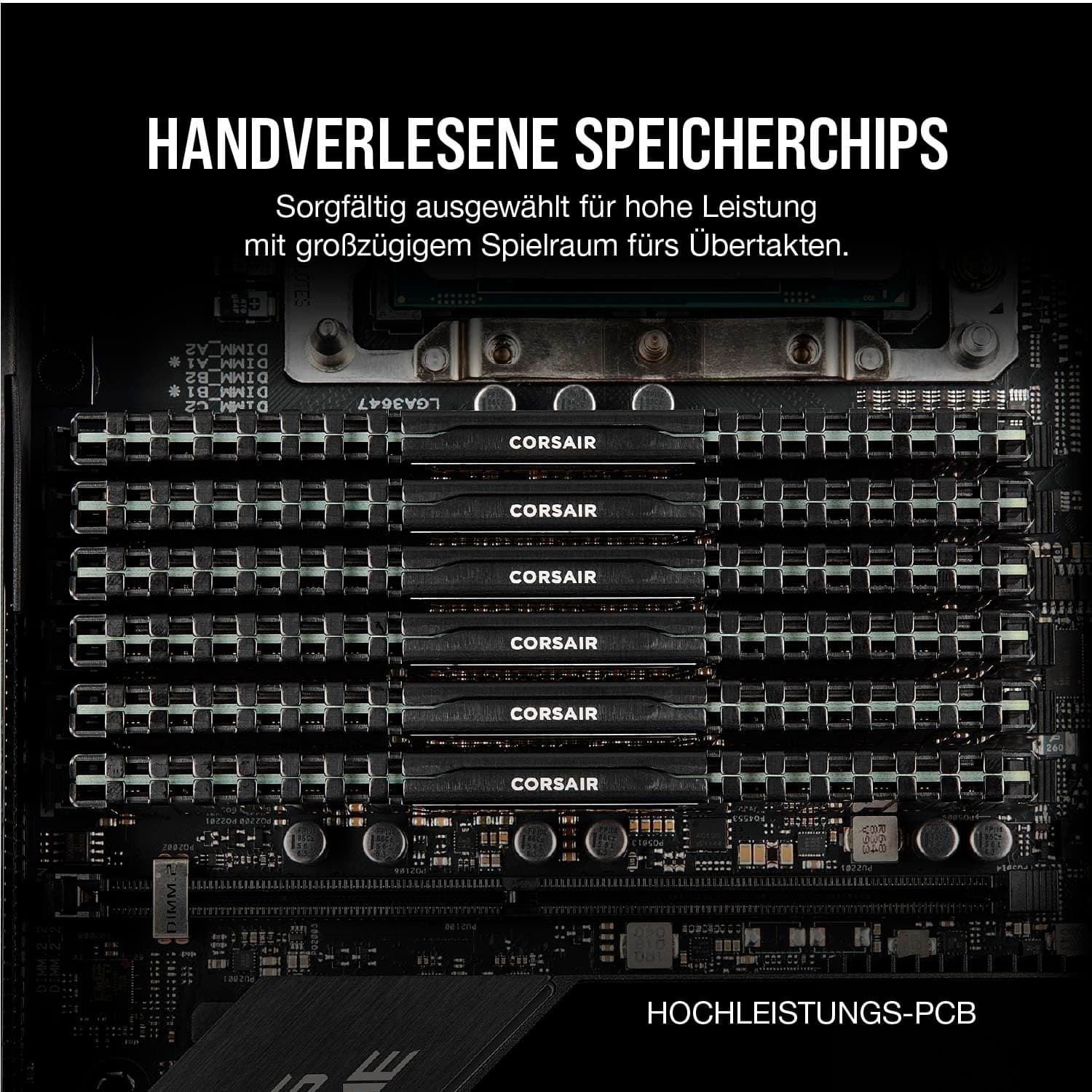 Corsair Vengeance LPX DDR4 RAM 32GB (2x16GB) Bis zu 3200MHz CL16 Intel XMP 2.0 Computerspeicher - Schwarz (CMK32GX4M2E3200C16) 2 x 16 GB Bild 5