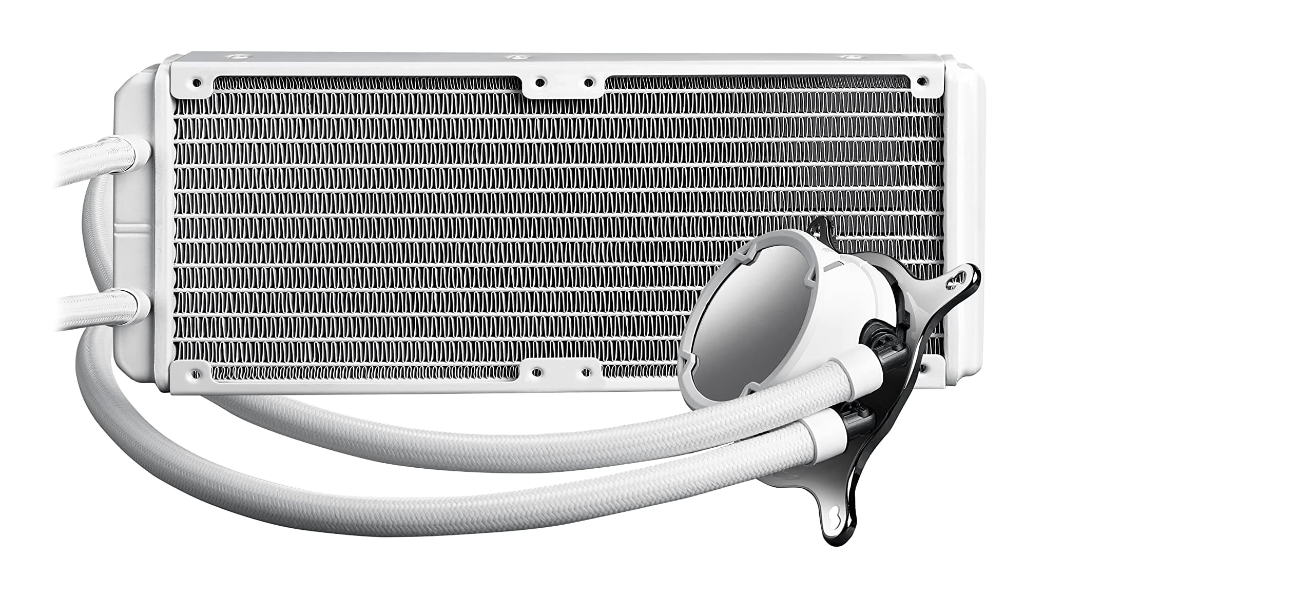 ASUS ROG Strix LC 240 RGB adressierbare RGB-Radiatorlüfter (3x 120 mm Lüfter, AIO Wasserkühlung, Aura Sync RGB, mit RGB Lüfter), weiß, 2 Lüfter Bild 6