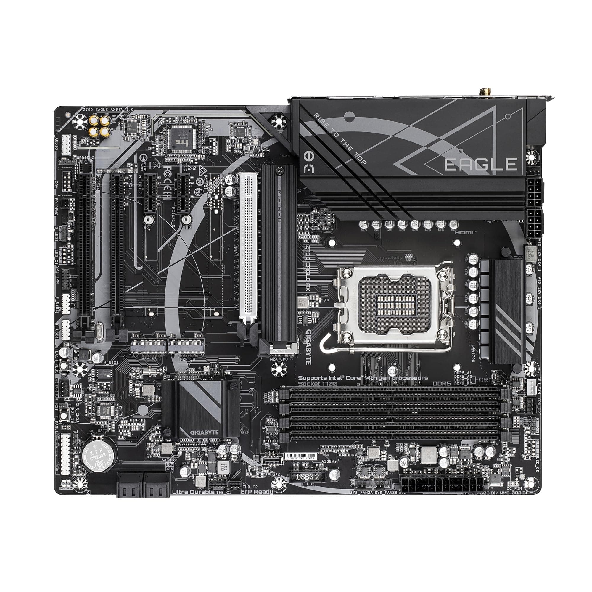 Gigabyte Ultra Durable Z790 Eagle AX Gaming Desktop Motherboard - Intel Z790 Chipsatz - Socket LGA-1700 - ATX Bild 7