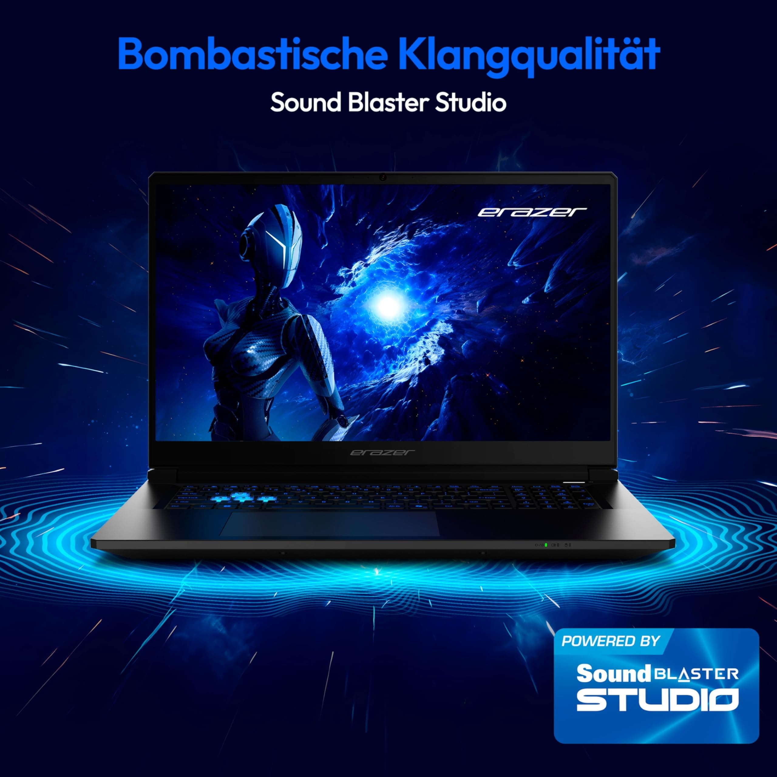 ERAZER Scout 17 E1 43,9 cm (17,3 Zoll 144Hz) Full HD Gaming Laptop (Core i5 13420H, GeForce RTX 5050 8GB GDDR7 VRAM, 16GB DDR5 RAM, 1TB PCIe SSD, ohne OS) Core i5-13420H 16 GB 1000 GB NVIDIA GeForce RTX 5050 MD62759 Bild 5