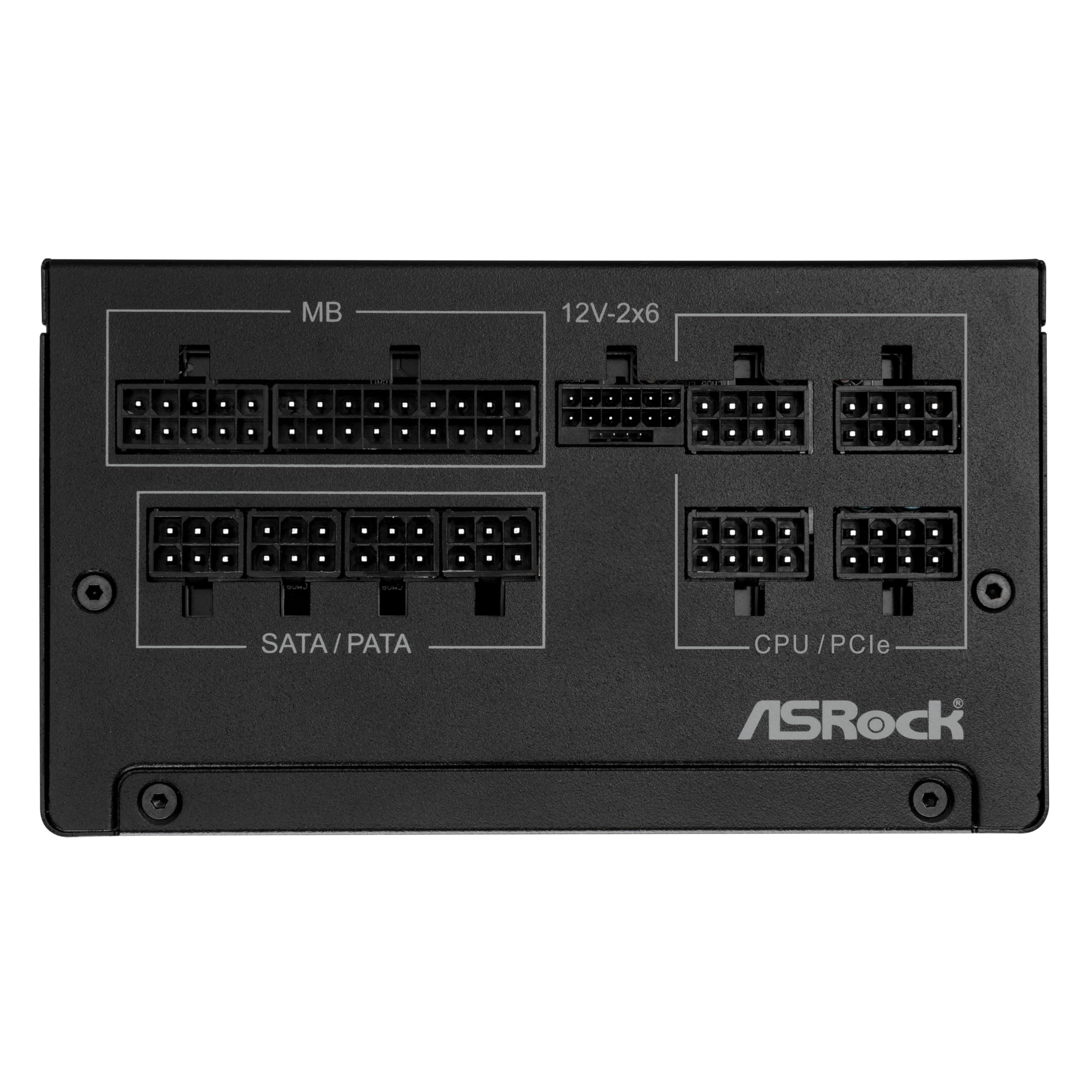 ASRock Steel Legend SL-750G 750W Power Supply ATX3.1 iCOOL Full Modular 10 Years Warranty 135 mm FDB Fan 80 Plus Gold Cybenetics Platinum PCIe5.1 12V-2x6 Cable Japanese Capacitor 5V Boost Bild 3