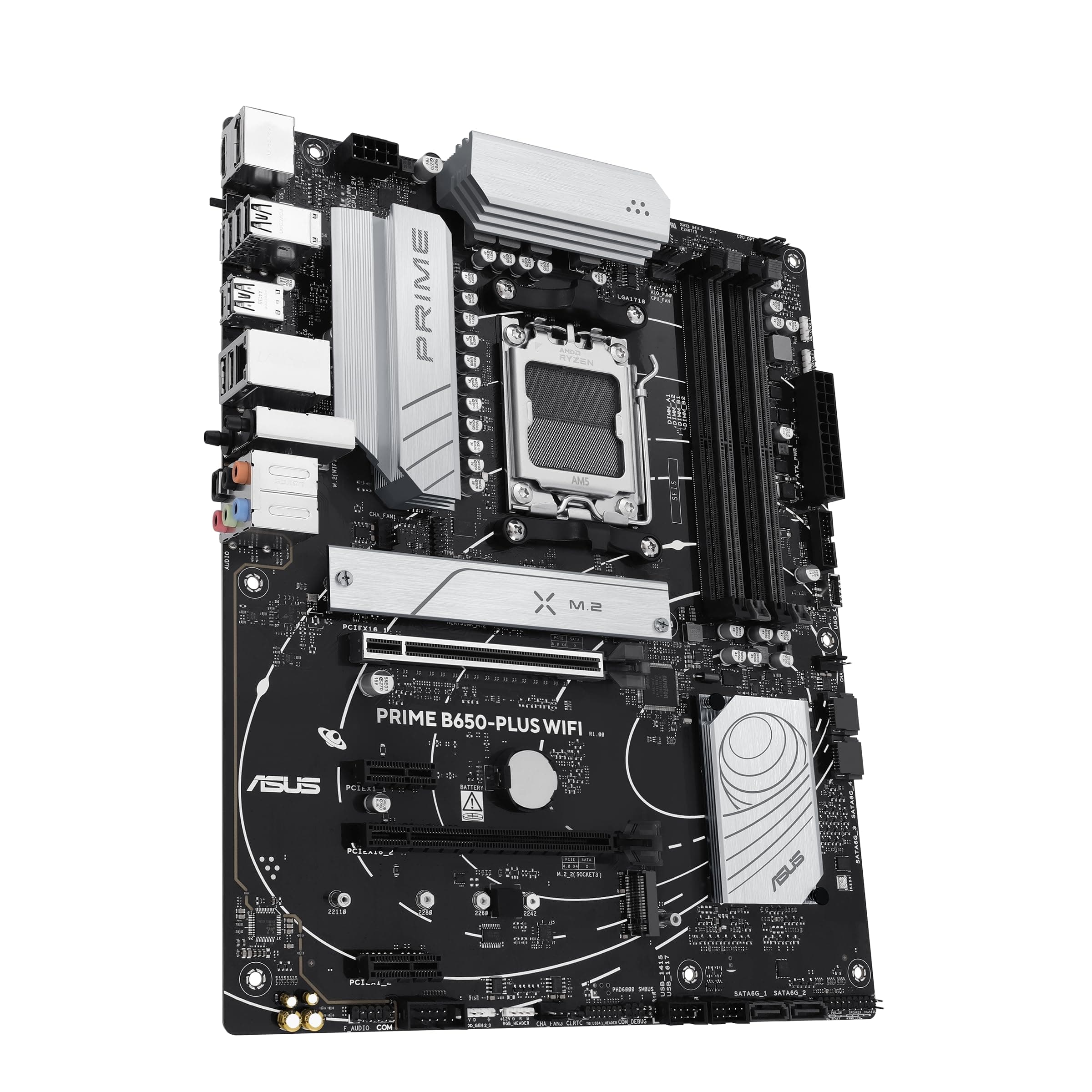 ASUS Prime B650-PLUS WiFi AMD B650 AM5 Ryzen™ Desktop 9000 8000 & 7000 ATX Motherboard, DDR5, PCIe 5.0 M.2, 2.5Gb LAN, WiFi 6E, HDMI™, SATA 6Gbps, USB Type-C®, BIOS Flashback™, Thunderbolt™ 4 Header PRIME|ATX B650-Plus|M.2x2|WiFi6E Bild 7