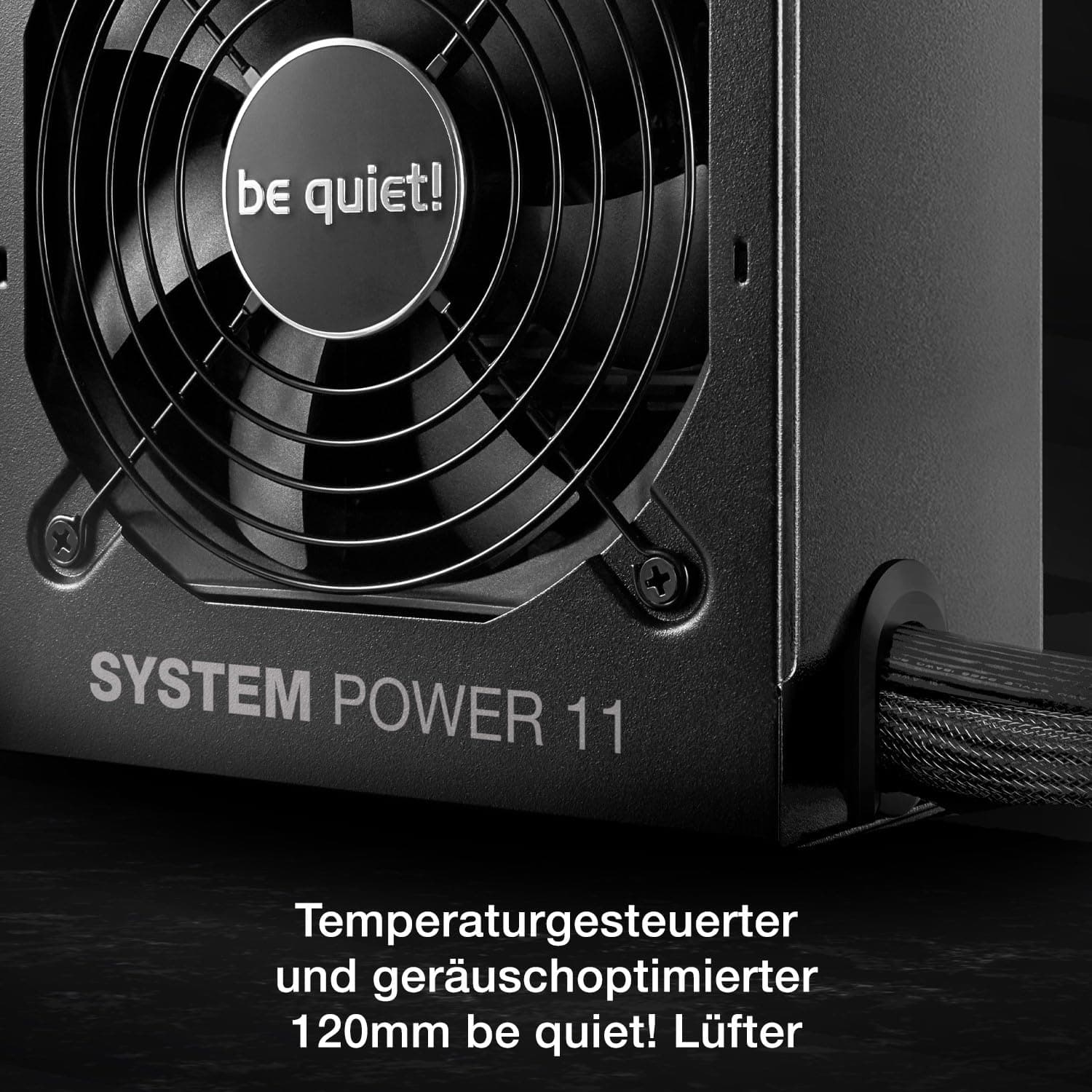 be quiet! System Power 11 450W Netzteil, ATX 3.1-Netzteil, volle Unterstützung für PCIe 5.1 GPUs, 120mm be quiet! Lüfter, Starke 12V-Leitung, DC/DC-Wandler, 80 Plus® Bronze Effizienz Bild 5