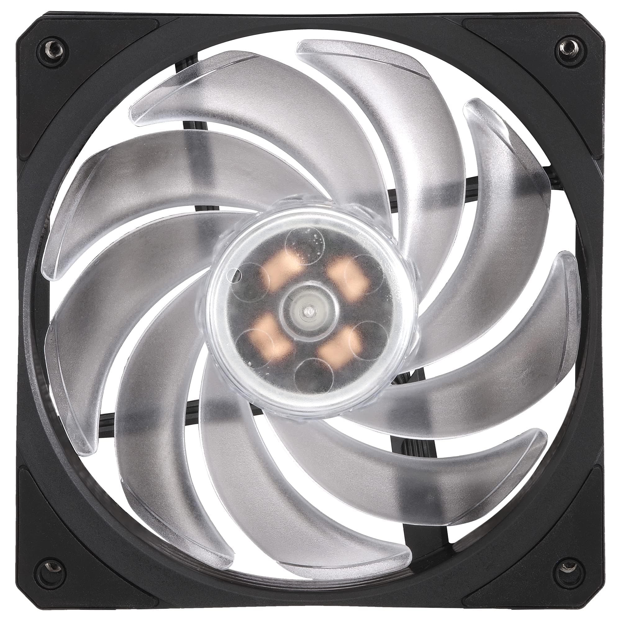 Cooler Master Hyper 212 RGB Black Edition CPU Kühler mit LGA1700 Halterung, 4 Direktkontakt-Heatpipes mit Lamellen, SF120R RGB-Lüfter, Prozessorlüfter mit optionaler Push-Pull-Lüfterkonfiguration Bild 5
