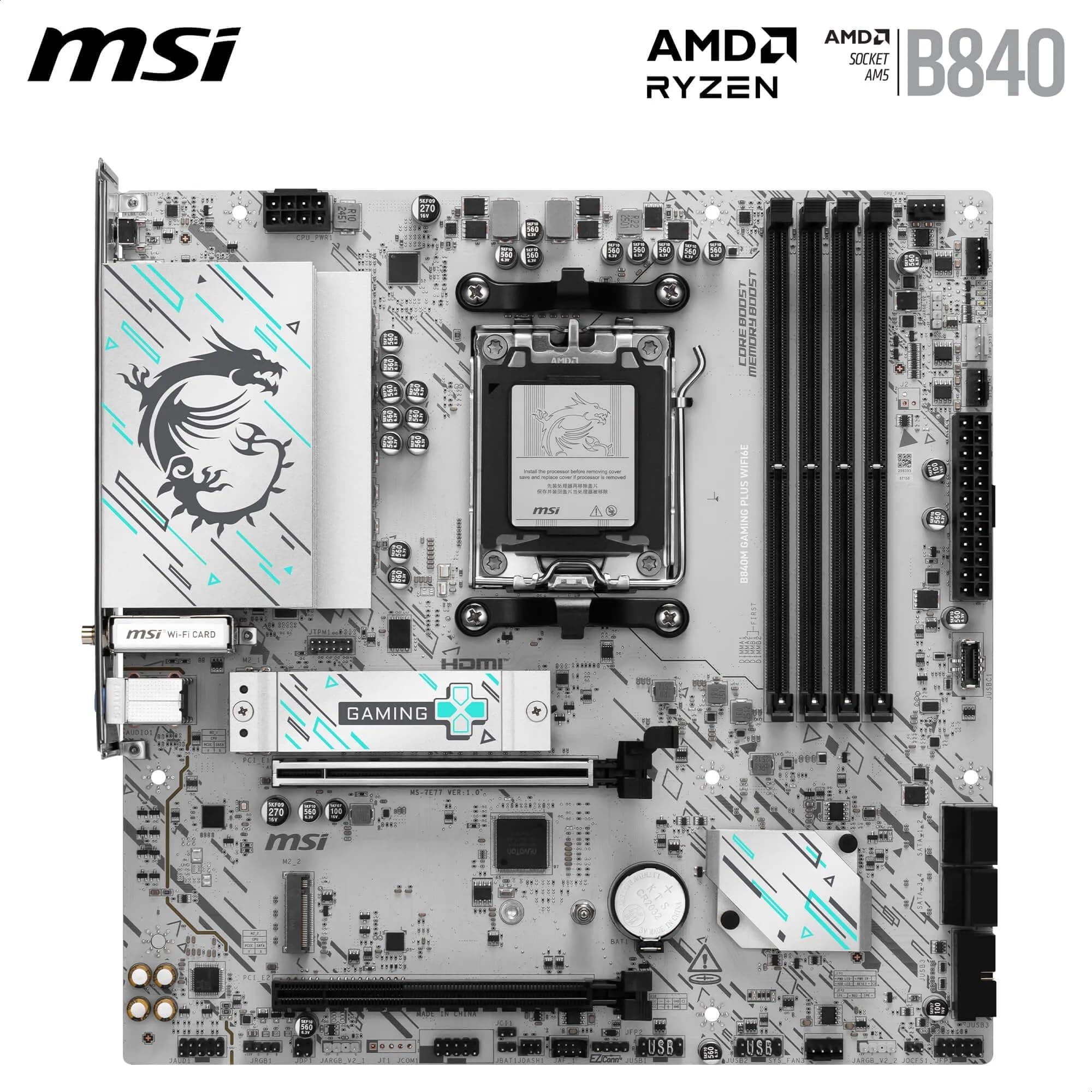 MSI B840M Gaming Plus WIFI6E Bild 3