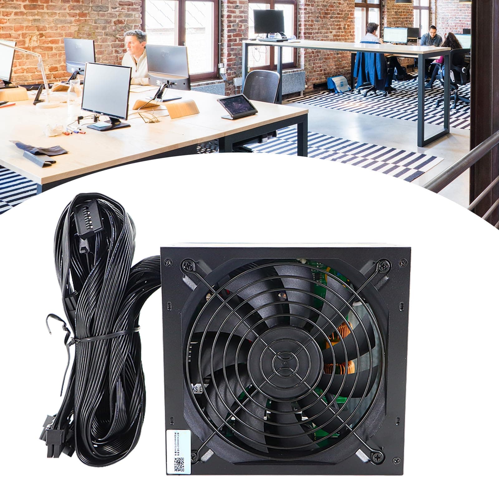 Effizientes 550-W Computer Netzteil mit intelligenter Temperaturregelung für systemaktive 12-V Stromversorgung von Bronze Rate Bild 3