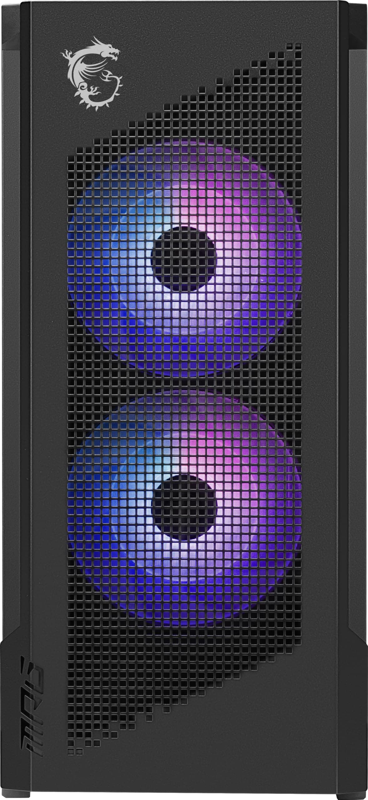 MSI MPG Velox 300R Airflow PZ – Mid-Tower Gaming-PC-Gehäuse – Seitenwand aus gehärtetem Glas – 3 x 120 mm ARGB-Lüfter – Flüssigkeitskühlung unterstützt bis zu 360 mm Kühler – Mesh-Panel für Bild 7