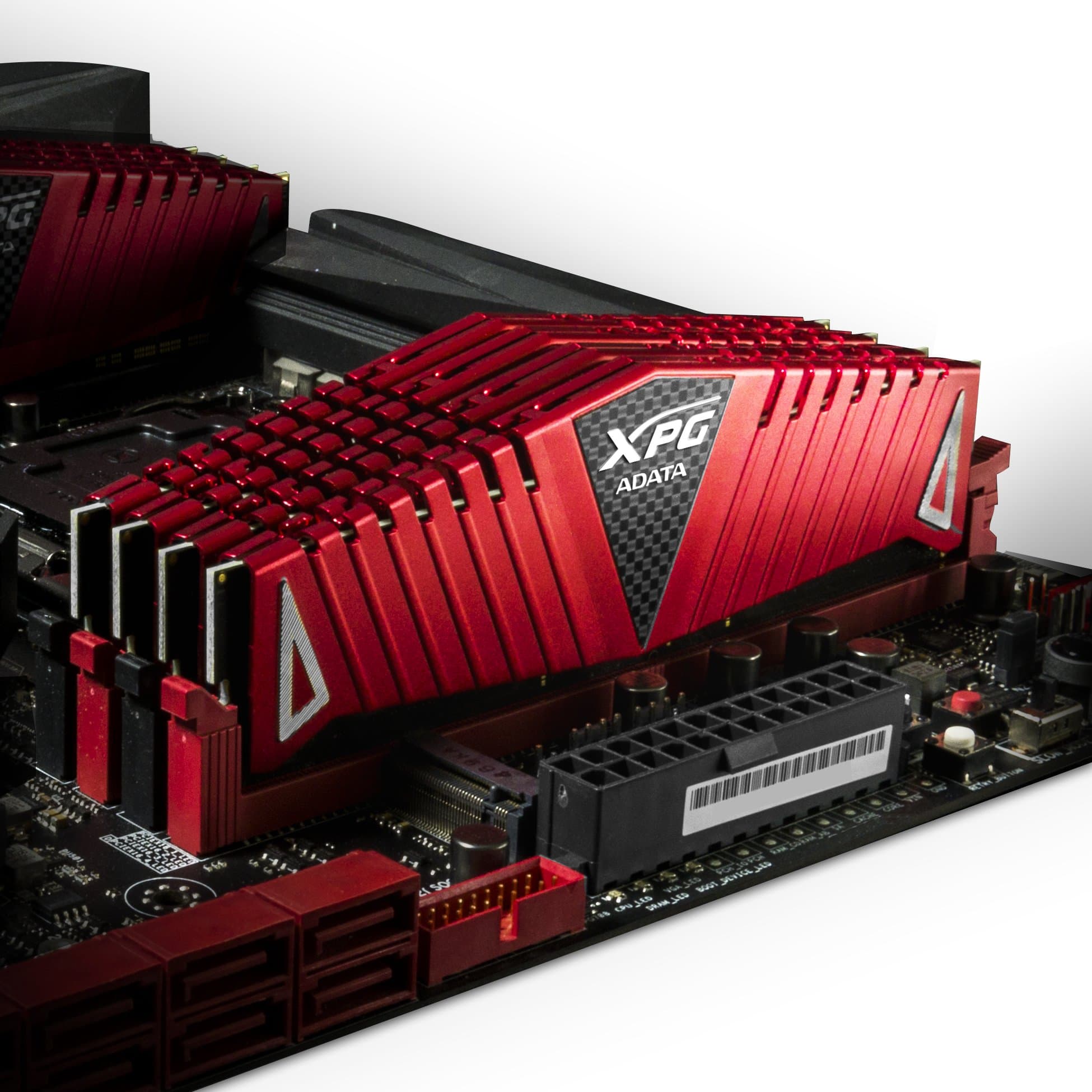 ADATA AX4U2400316G16-QRZ Z1 DDR4 2400MHz (PC4-19200) CL16 64GB (16GBx4) Arbeitsspeicher rot Bild 7