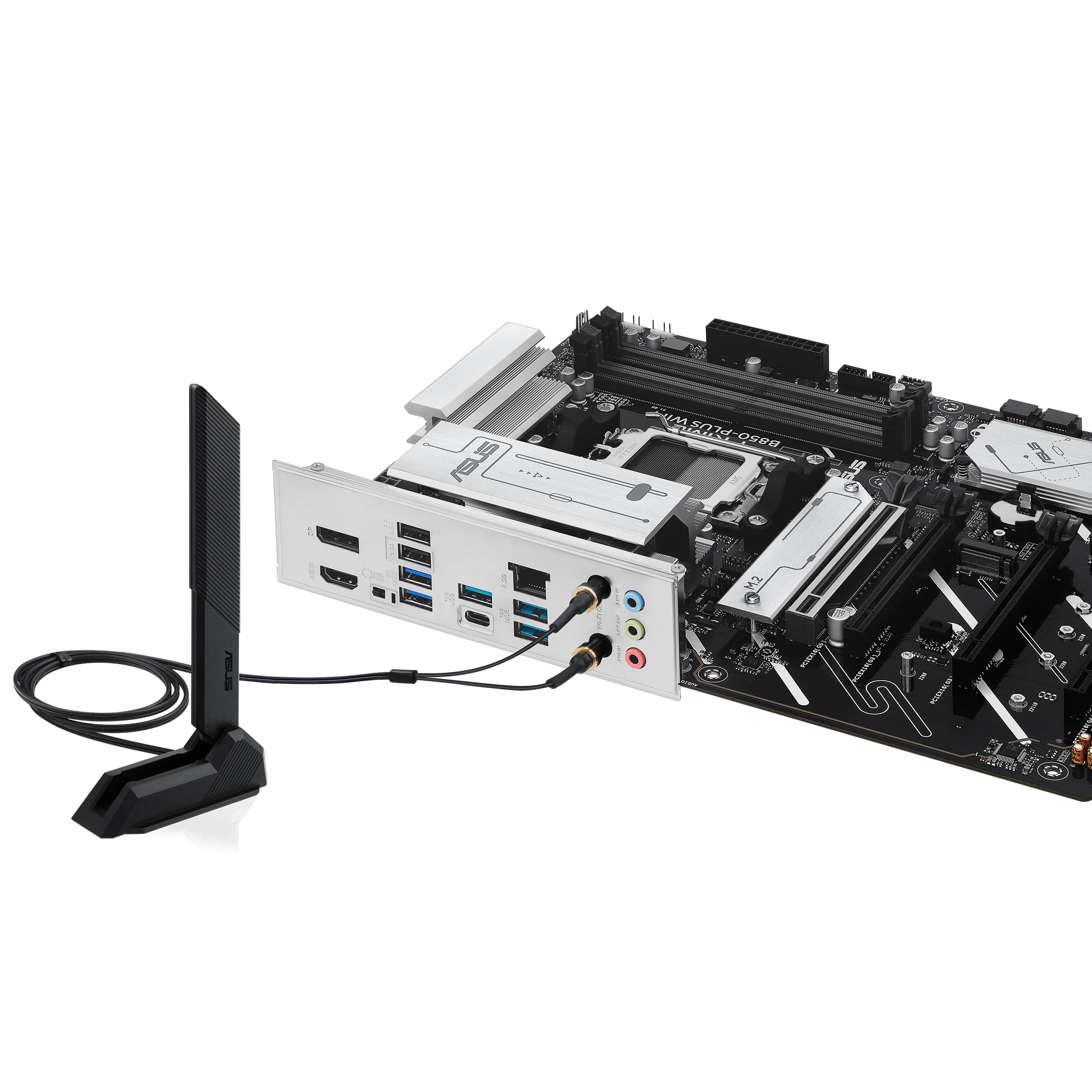 ASUS Prime B850-PLUS Gaming Mainboard Sockel AMD AM5, ATX (DDR5, PCIe 5.0, 3X M.2, WiFi 6E, DisplayPort, HDMI, BIOS Flashback, Aura Sync) Bild 7