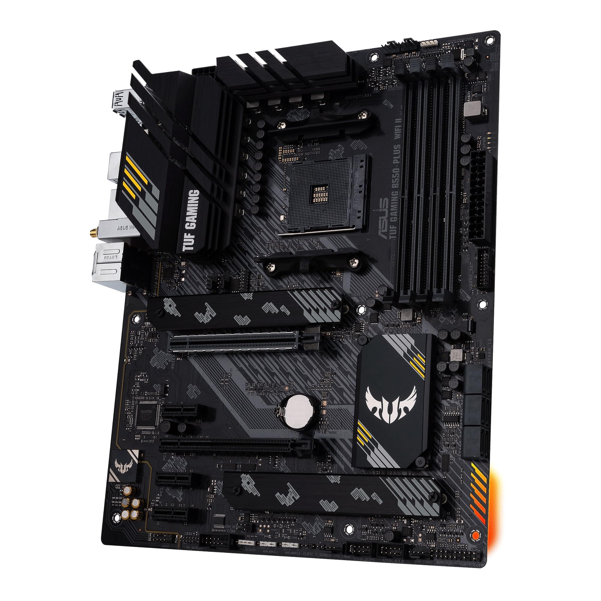 ASUS TUF Gaming B550-PLUS WiFi II Mainboard Sockel Ryzen AM4 (AMD B550, ATX, PCIe 4.0, DUal M.2, WiFi6, SATA 6Gbit/s, Thunderbolt 3 Header, Aura Sync) Bild 7