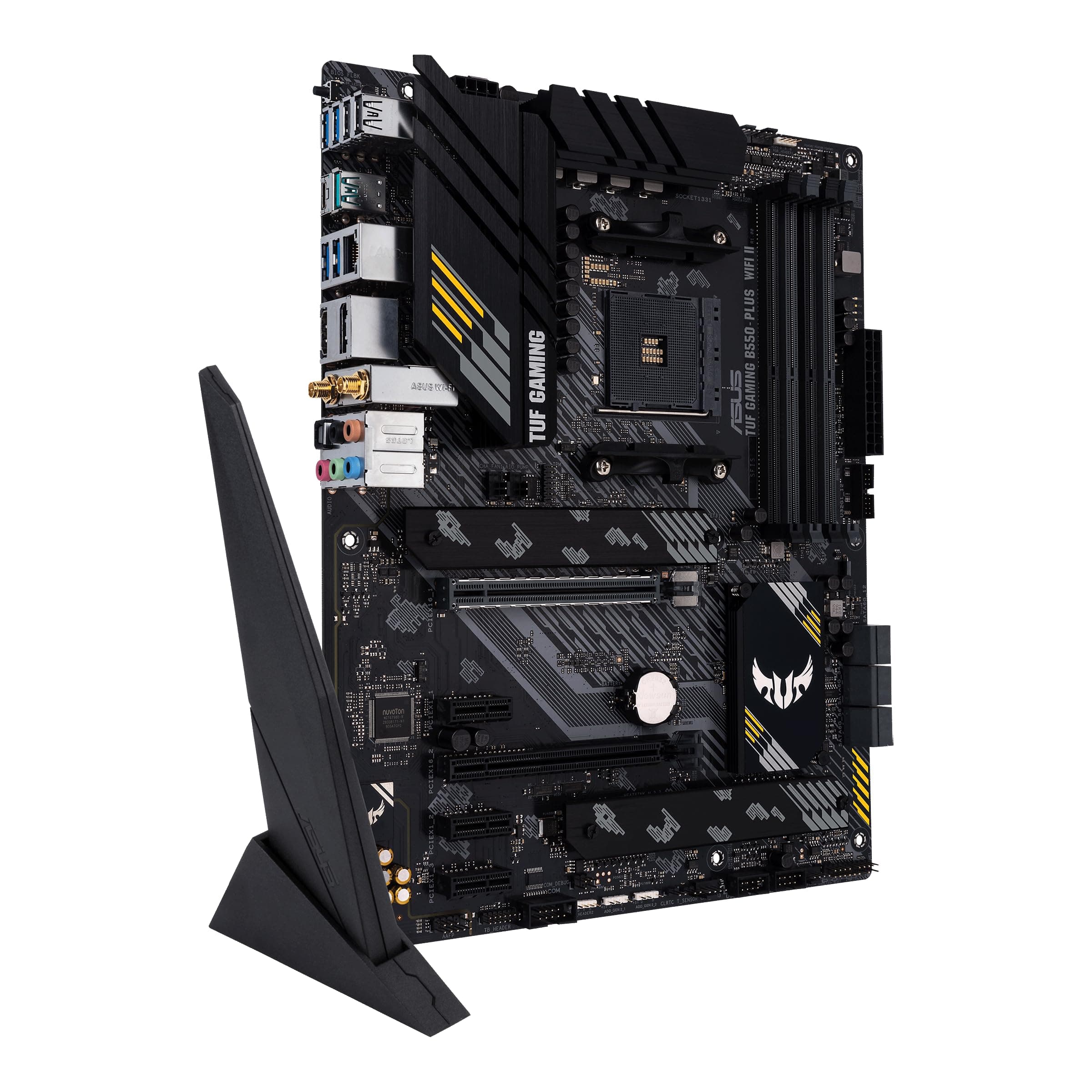 ASUS TUF Gaming B550-PLUS WiFi II AMD AM4 (3rd Gen Ryzen™) ATX Gaming Motherboard (PCIe 4.0, WiFi 6, 2,5 GB LAN, BIOS Flashback, USB 3.2 Gen 2, adressierbarer Gen 2 RGB Header und Aura Sync) Bild 7