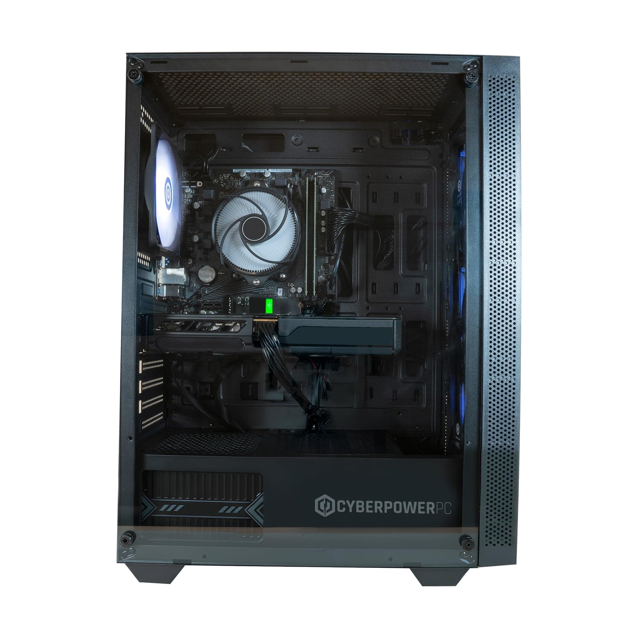 CYBERPOWERPC Wyvern Gaming PC - Intel Core i5 12400F, Nvidia RTX 3050, 16GB RAM, 500GB NVMe SSD, 650W PSU, Wi-Fi, Windows 11, Sylph Intel Core i5-12400F Nvidia RTX 3050 Bild 6