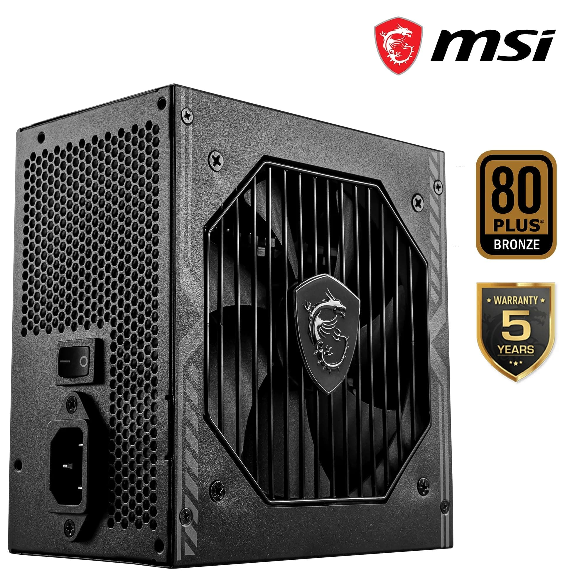 MSI MAG A550BNL Netzteil, 550W, 80 Plus Bronze, ATX PSU Bild 3