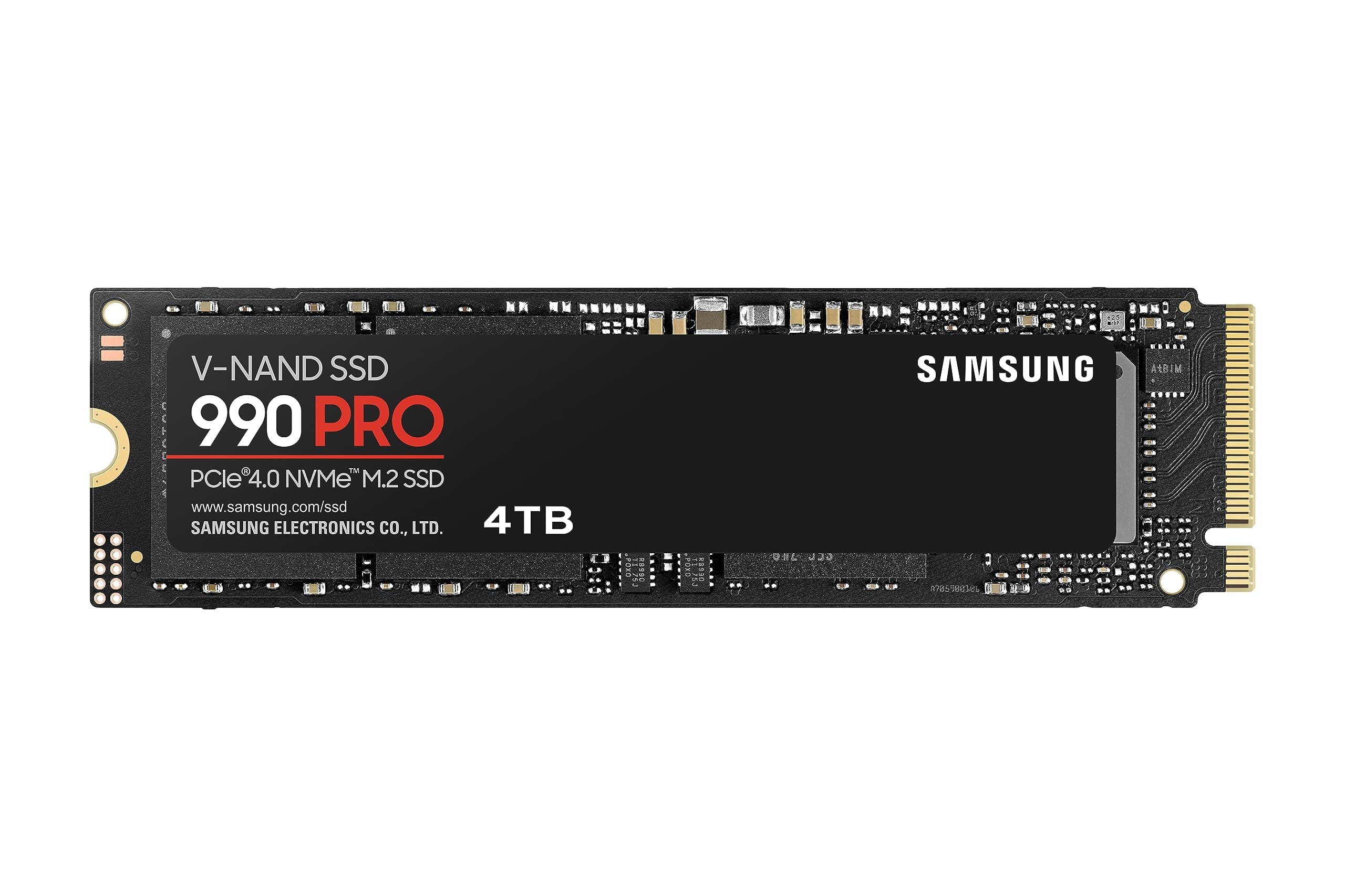 Samsung 990 PRO NVMe M.2 SSD, 4 TB, PCIe 4.0, 7.450 MB/s Lesen, 6.900 MB/s Schreiben, Interne SSD, Für Gaming und Videobearbeitung, MZ-V9P4T0BW Bild 2