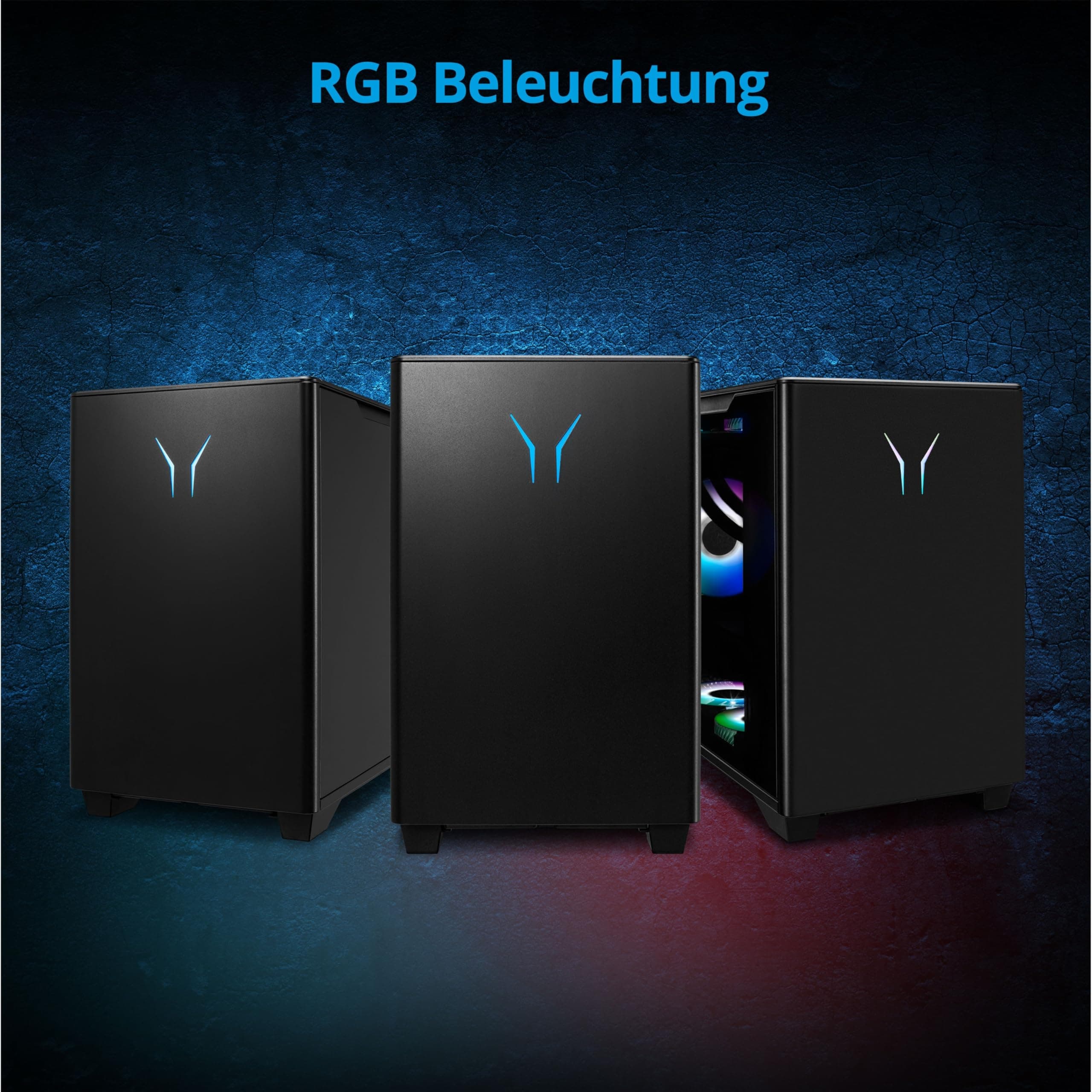 ERAZER Bandit P20 Gaming Desktop PC (Intel Core i7-12700, 16GB DDR4 RAM, NVIDIA GeForce RTX 4060 8GB GDDR6, 1TB PCIe SSD, Win 11 Home) Bild 4
