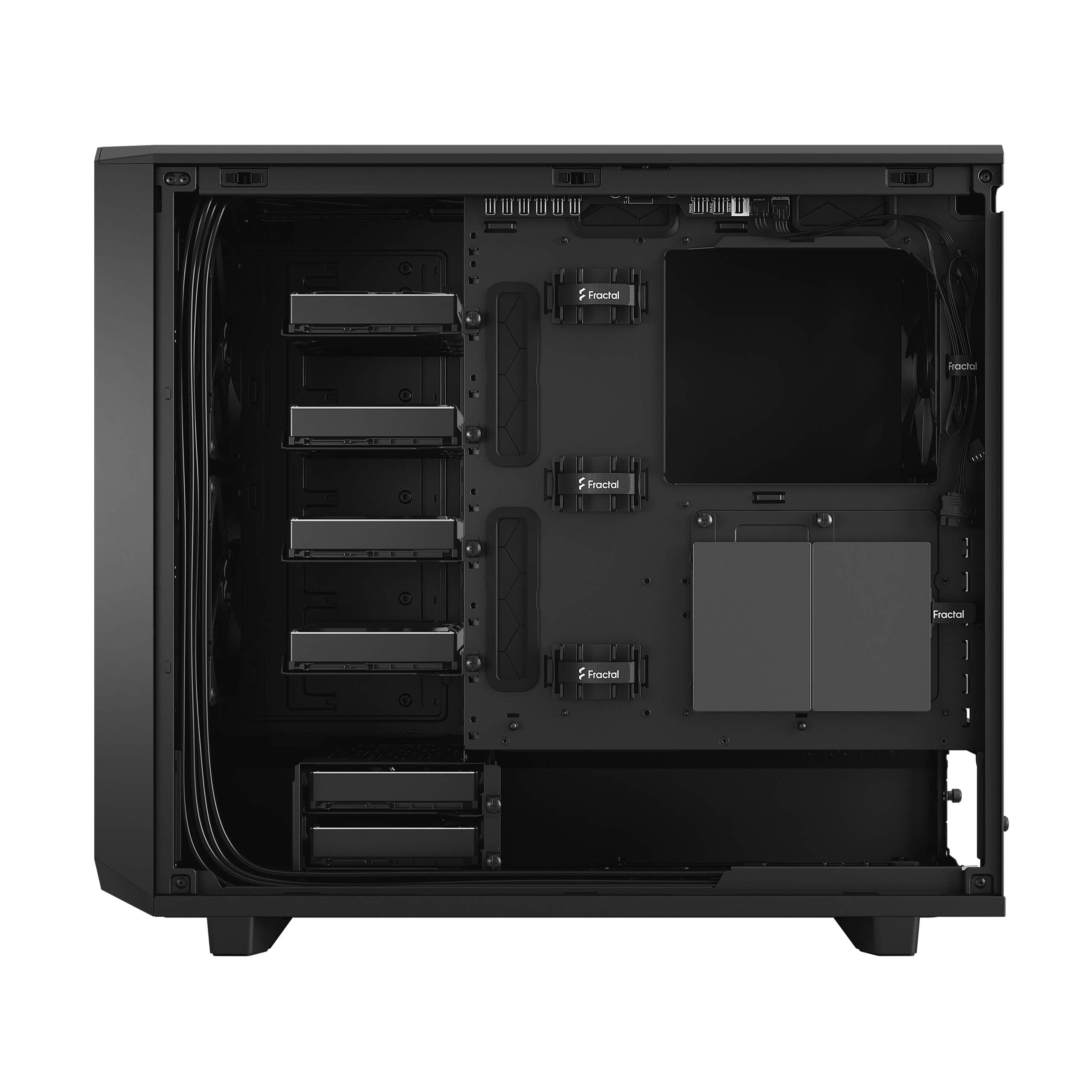 Fractal Design Meshify 2 ATX-Gehäuse – Flexibles Design, Hervorragende Belüftung, USB-C-Frontanschluss, Schwarz Bild 5
