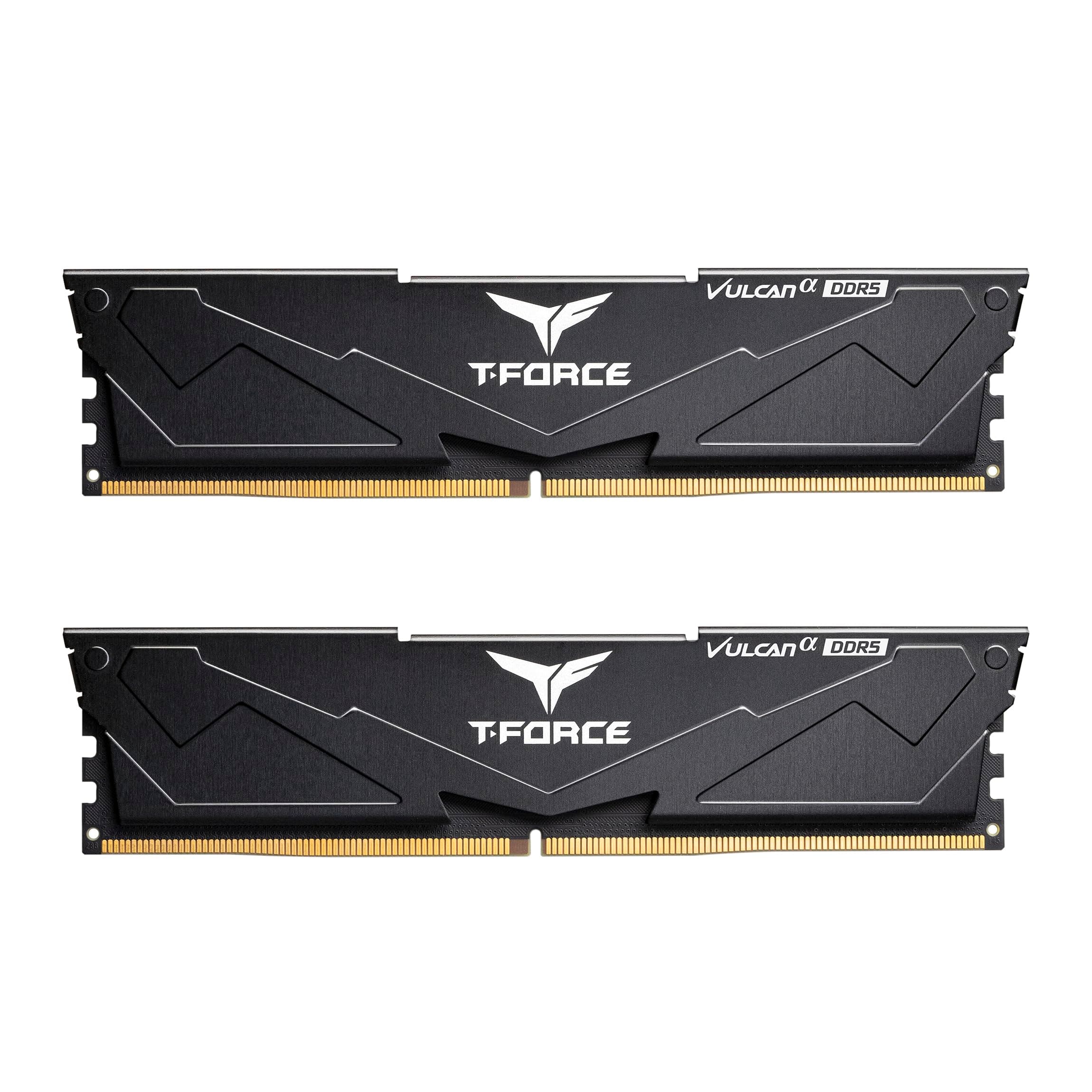 TEAMGROUP T-Force FLABD564G6000HC38JDC01 Vulcan Alpha DDR5 Ram 64GB Kit (2x32GB) 6000MHz (PC5-48000) CL38 Desktop-Speichermodul RAM AMD optimierter Speicher, Schwarz Bild 2