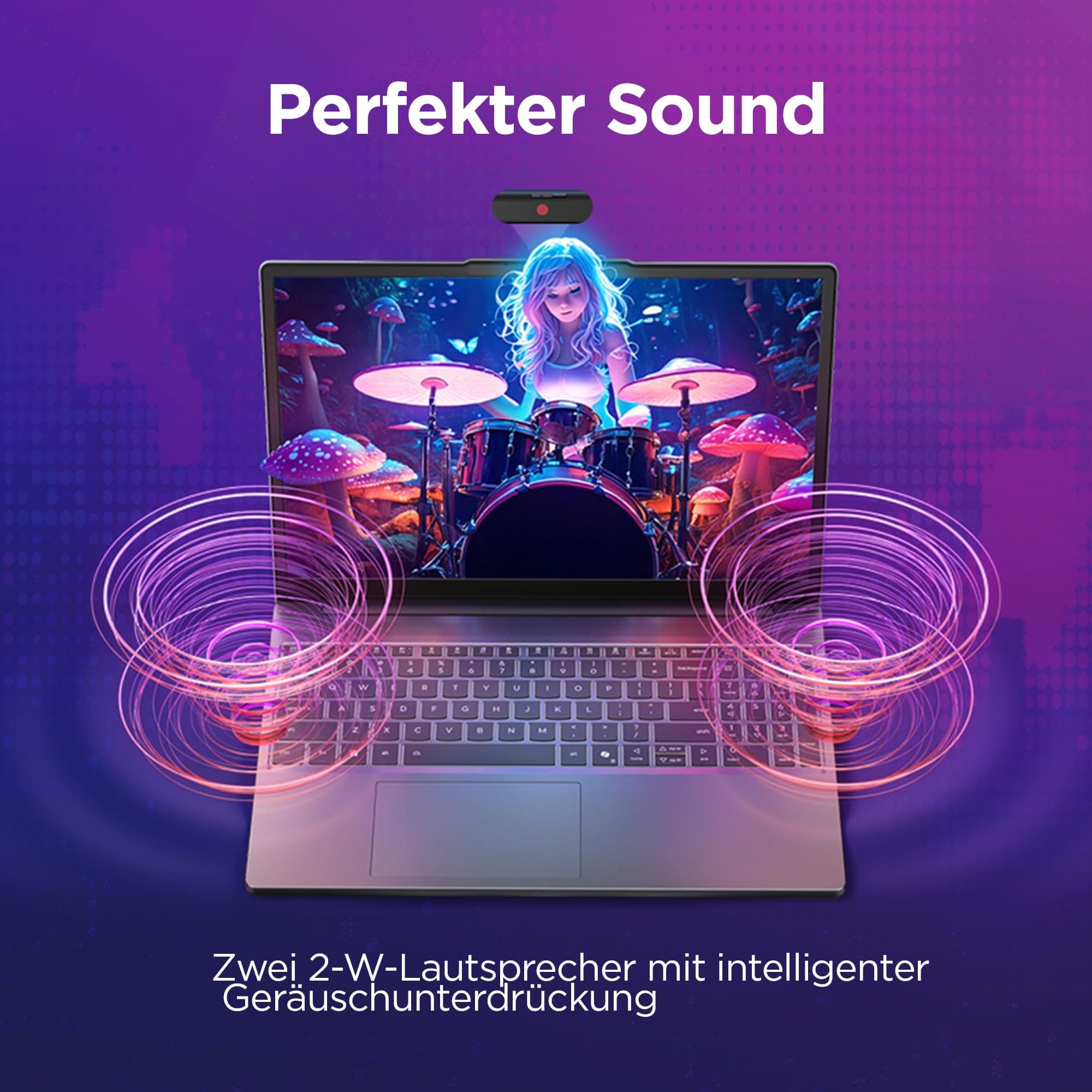 Lenovo IdeaPad Slim 3i Laptop | 15.3" WUXGA Display Entspiegelt | Intel Core i5-13420H | 24GB RAM | 1TB SSD | Intel UHD Grafik | Win11 | QWERTZ | Cosmic Blau | 3 Monate Premium Care Bild 8