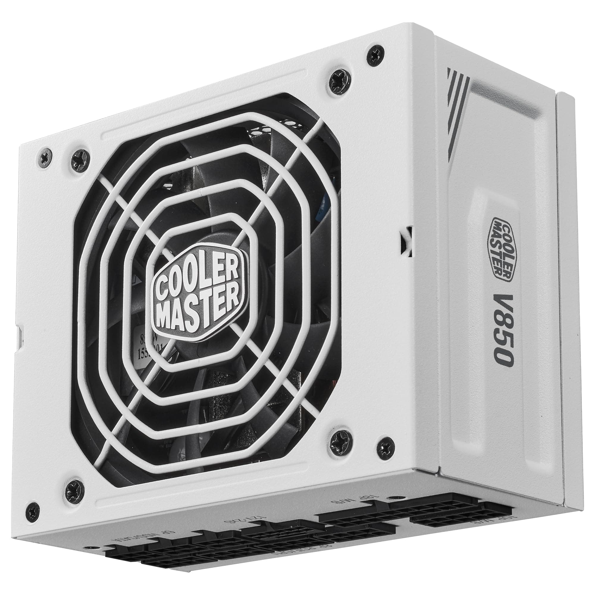 Cooler Master V850 SFX Gold ATX 3.1, EU-Stecker – 850 W 80 Plus Gold PC-Netzteil, vollmodulares Netzteil, SFF/mini-ITX-Netzteil, 92-mm-FDB-Lüfter, PCIe-5.1-Kabel, SFX-auf-ATX-Halterung - Weiß Bild 5
