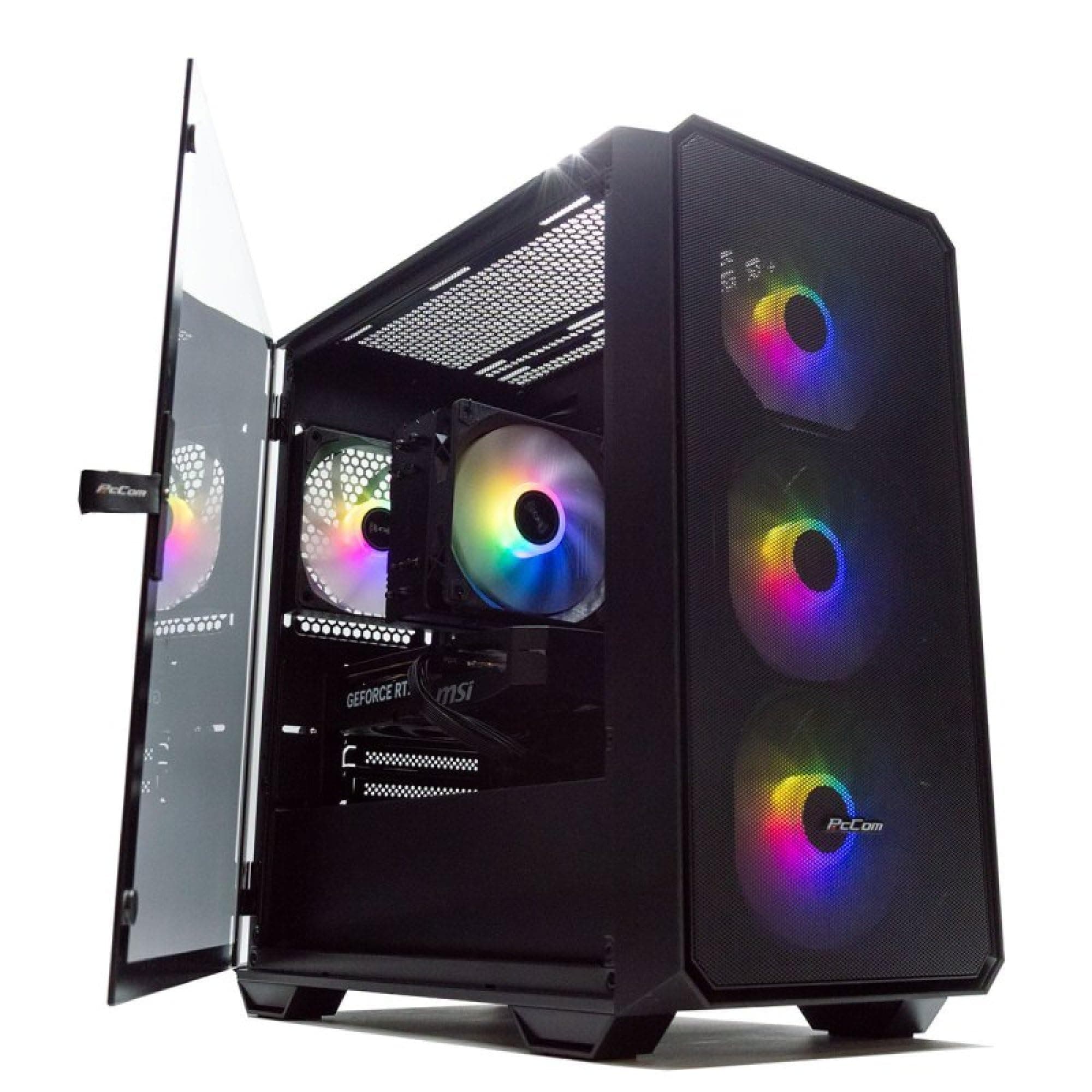 PcCom Ready V2 Gaming-PC Intel Core i5-12400F, RTX 5060 Ti 16 GB, 32 GB RAM, 1 TB NVMe SSD, Windows 11 Home, Leistungsstarker Gaming-PC für 1080p/1440p Bild 7