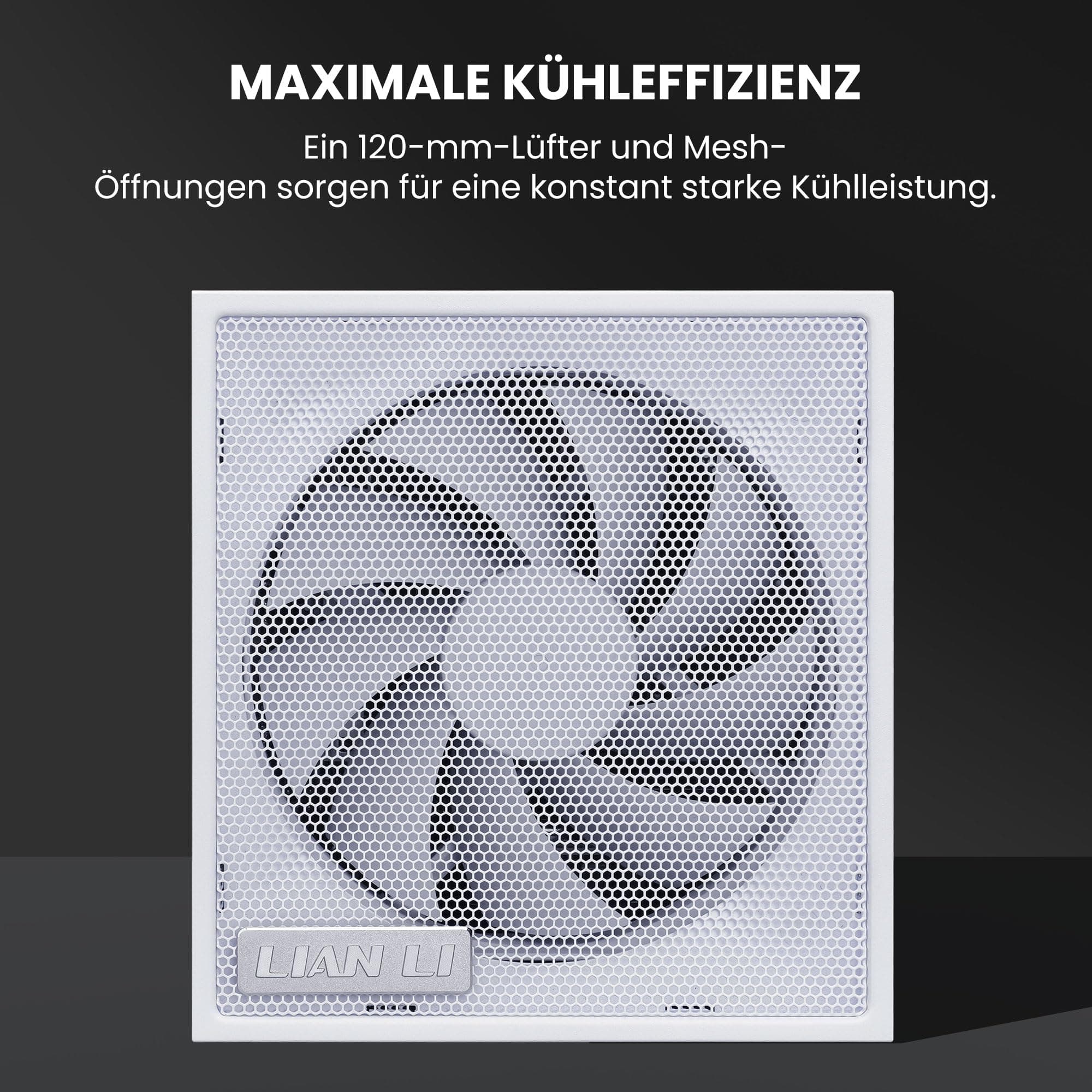 Lian Li SX0850P Netzteil – 850 W Weiß | 80 Plus Platinum Effizienz, Vollmodulare abnehmbare Kabel, ATX 3.1 & PCIe 5.1, Modernes & Leises Gaming-PC PSU 850 Watt Weiß Bild 8