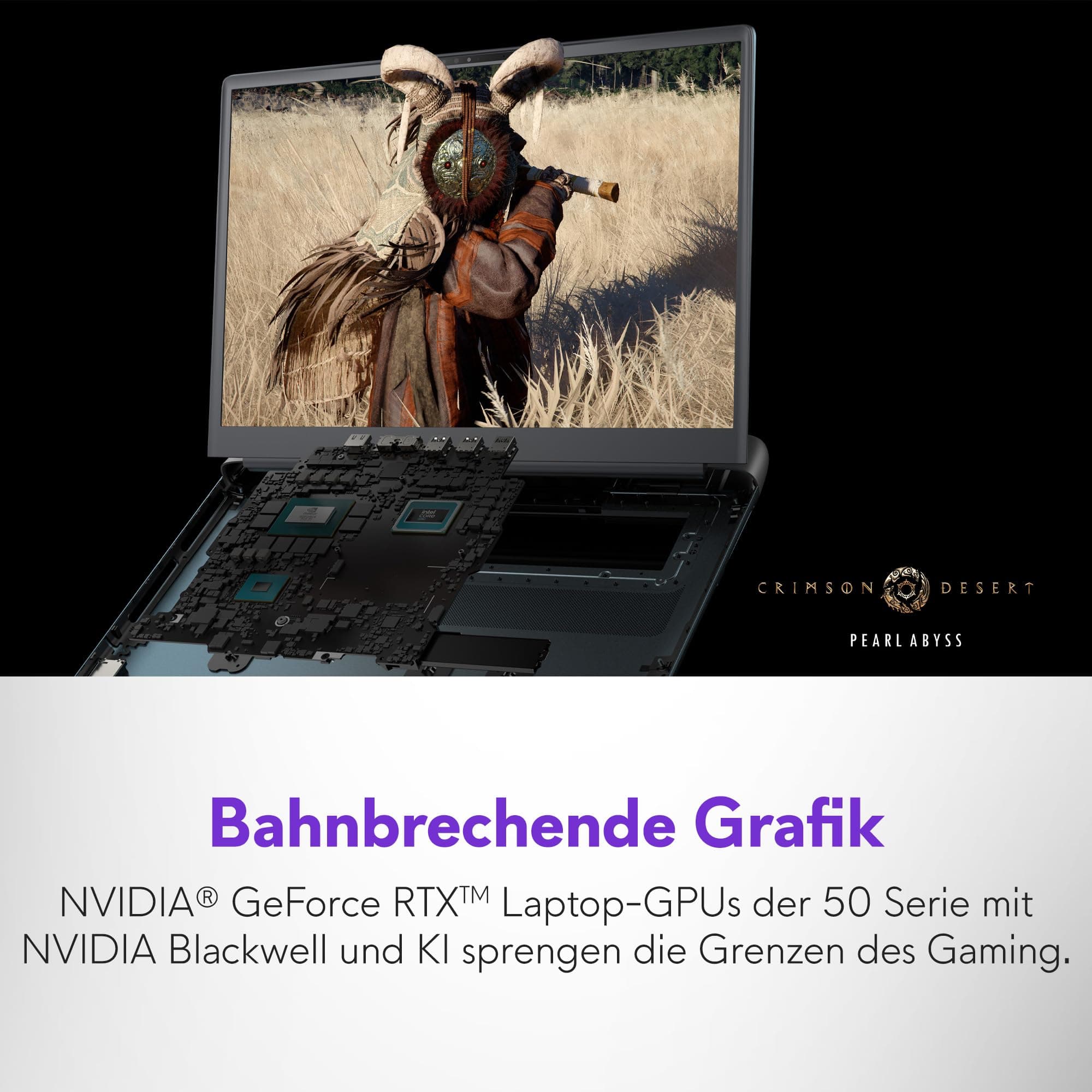 Alienware 18 Area-51 Gaming Laptop 18 Inch QHD+ 300Hz G-Sync, Intel Core Ultra 9 275HX, NVIDIA GeForce RTX 5080, 32GB DDR5 RAM, 2TB SSD, Windows 11 Home, Cryo-tech, AlienFX RGB QWERTZ - Liquid Teal Core Ultra 9 275HX 32 GB 2 TB NVIDIA RTX 5080 Bild 4