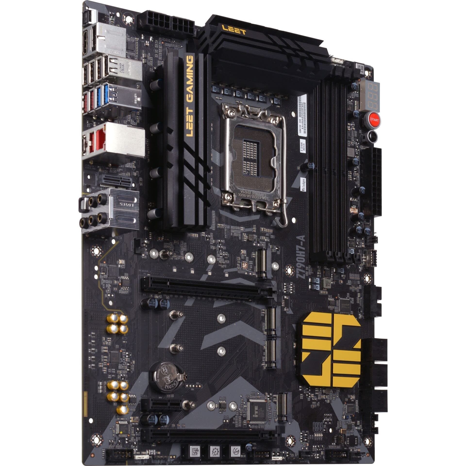ECS Festplatten Marke MB Z790, LEET Gaming Z790, LGA 1700, 4DDR5, 1PCI -EX16G5, 3 M.2, 4SATA SSD, GLAN, HDMI/DP, OC Bild 2