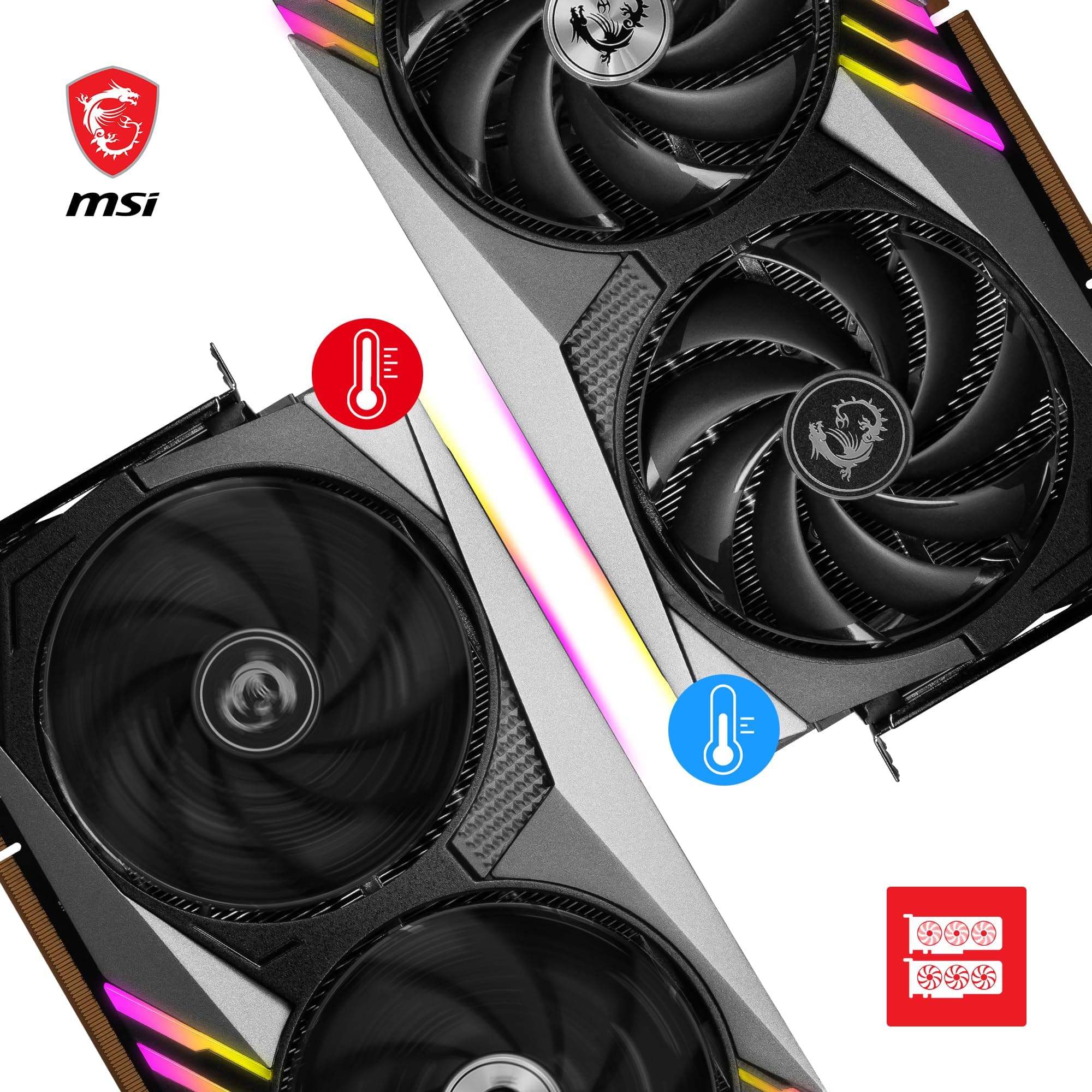 MSI GeForce RTX 4080 16GB Gaming X Trio Grafikkarte - NVIDIA RTX 4080, 16 GB GDDR6X Speicher Bild 5