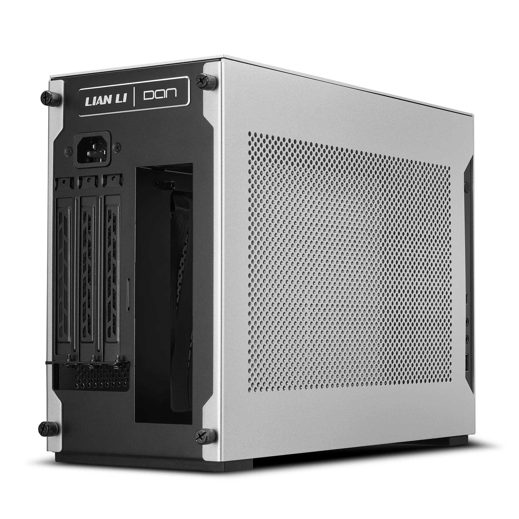 Lian Li DAN Cases A4-H2O Mini-ITX Gaming PC Gehäuse Silber | Kompaktes SFF Case aus Aluminium & Stahl mit PCIe 5.0 Riserkabel Bild 8