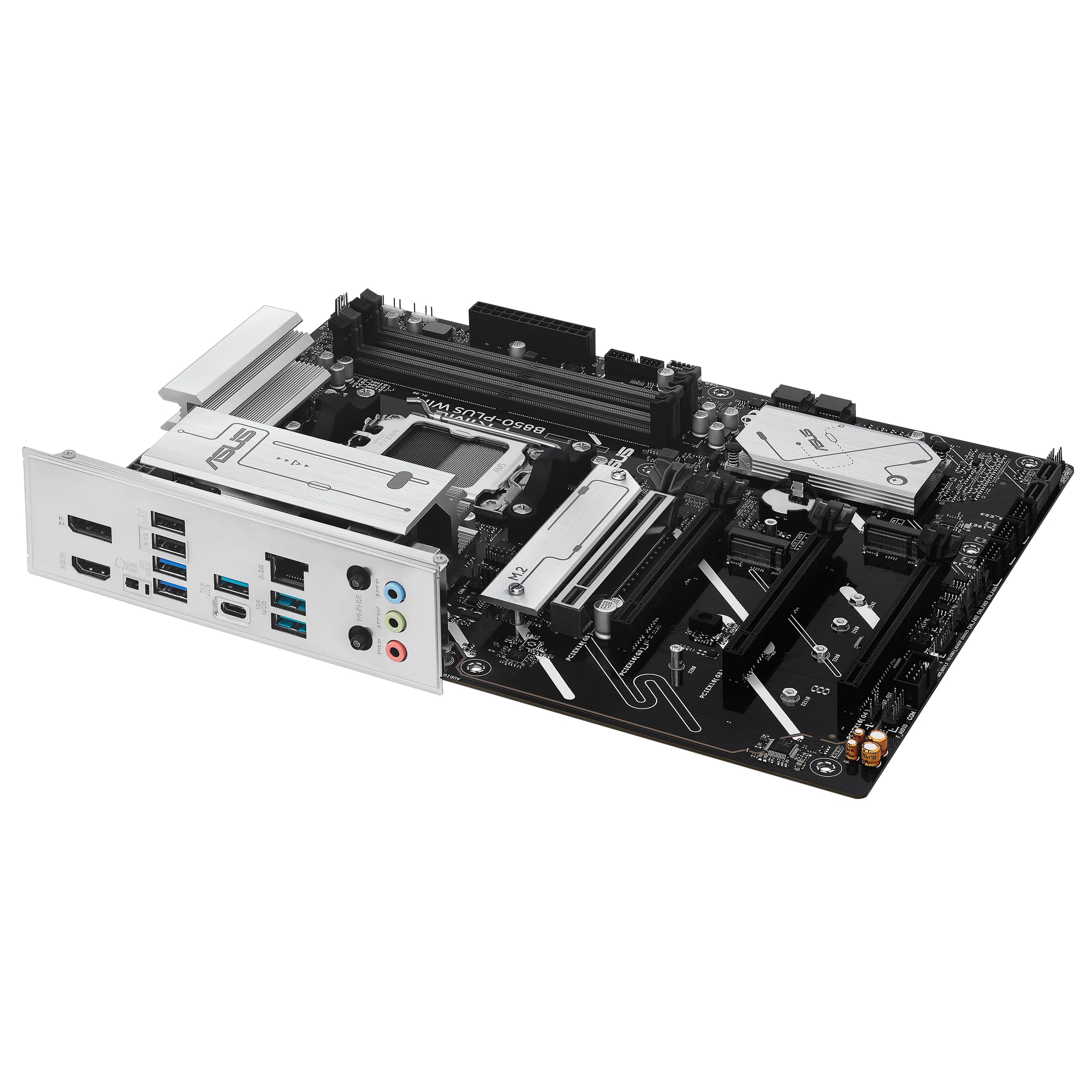 ASUS Prime B850-PLUS Gaming Mainboard Sockel AMD AM5, ATX (DDR5, PCIe 5.0, 3X M.2, WiFi 6E, DisplayPort, HDMI, BIOS Flashback, Aura Sync) Bild 5