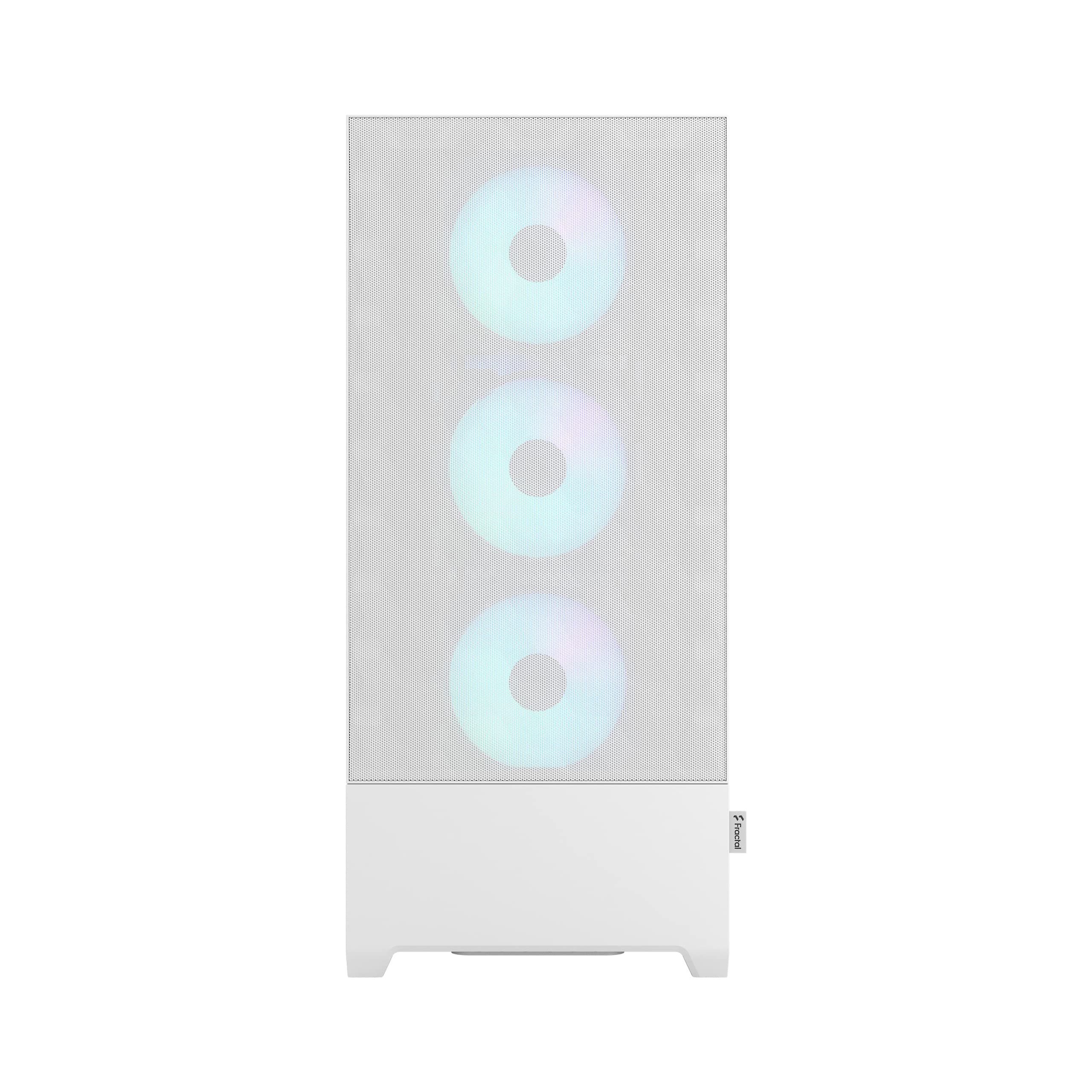 Fractal Design Pop XL Air RGB Full Tower PC Gehäuse Weiß - E-ATX Mesh Airflow - Tempered Glass - 4X 120 mm RGB Lüfter - Radiator 360 mm - USB Type-C RGB Weißer Kern, TG (gehärtetes Glas), klar getönt XL Air Bild 3