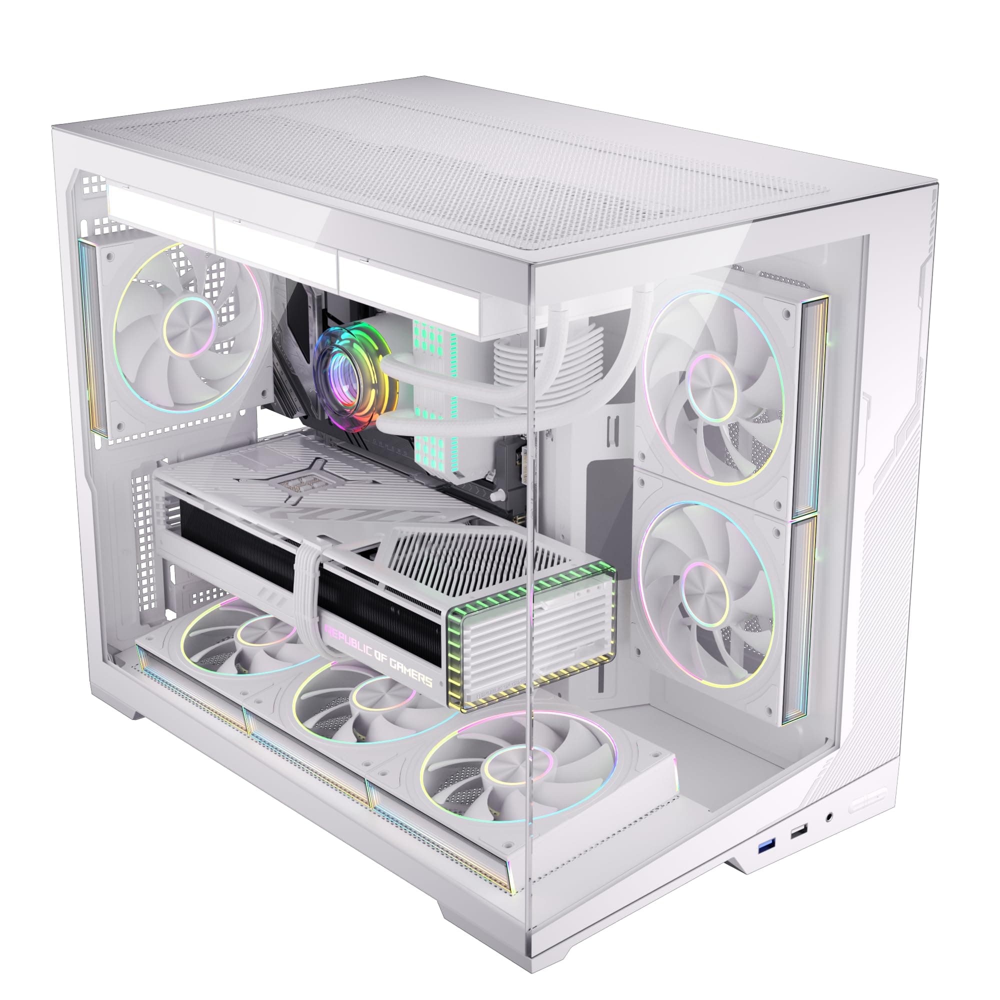ATX PC-Gehäuse Zero White Bild 2