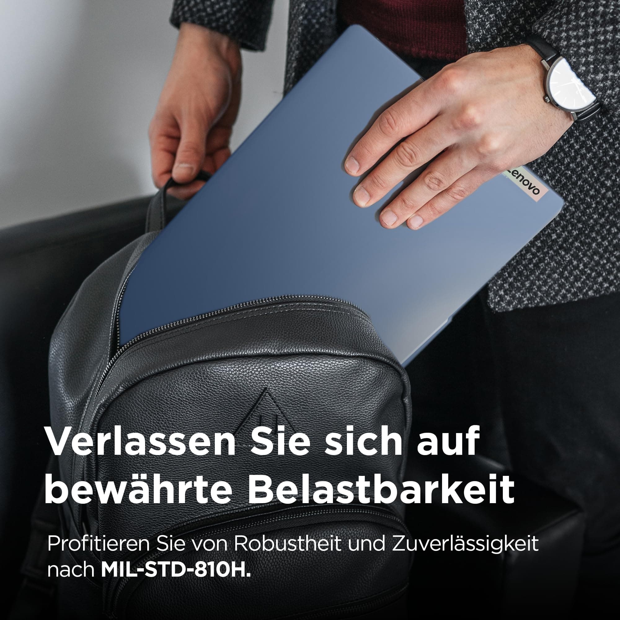 Lenovo IdeaPad Slim 3 Laptop | 15.6" FHD Display | AMD Ryzen 3 7330U | 512GB SSD | 8 GB RAM | AMD Radeon Grafik | QWERTZ | Windows 11 | Abyss Blue | 3 Monate Premium Care Bild 6