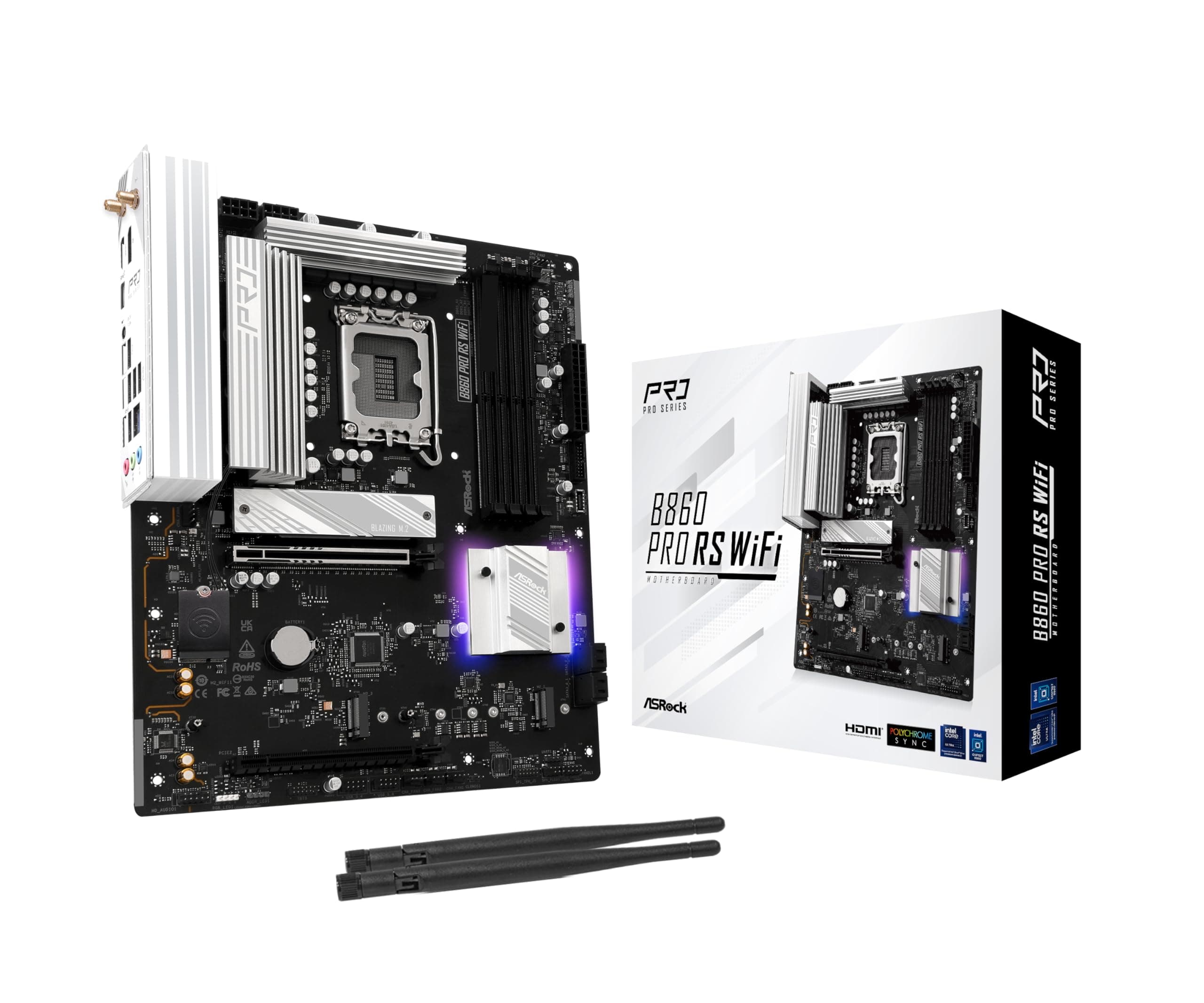 ASRock Mainboard B860 Pro RS WiFi Bild 2