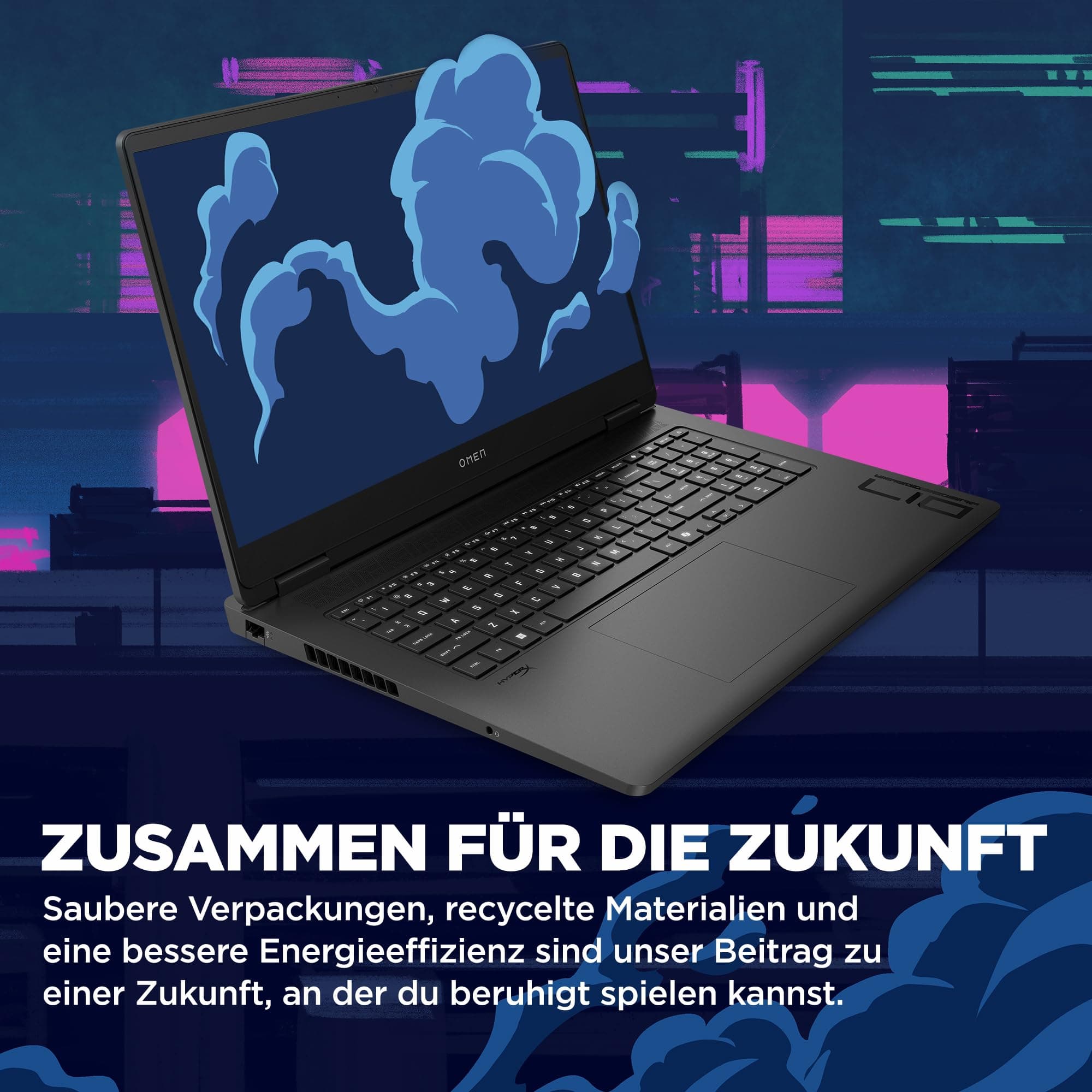 HP Omen Gaming Laptop | 17,3 Zoll FHD-Display - 144 Hz | AMD Ryzen 9 8945HS | 16 GB DDR5 RAM (2x8 GB) | 1TB SSD | NVIDIA GeForce RTX 4060 (8GB) | QWERTZ | Windows 11 Home | Shadow Black NVIDIA GeForce RTX 4060 AMD Ryzen9-8945HS, 16GB DDR5 Bild 7