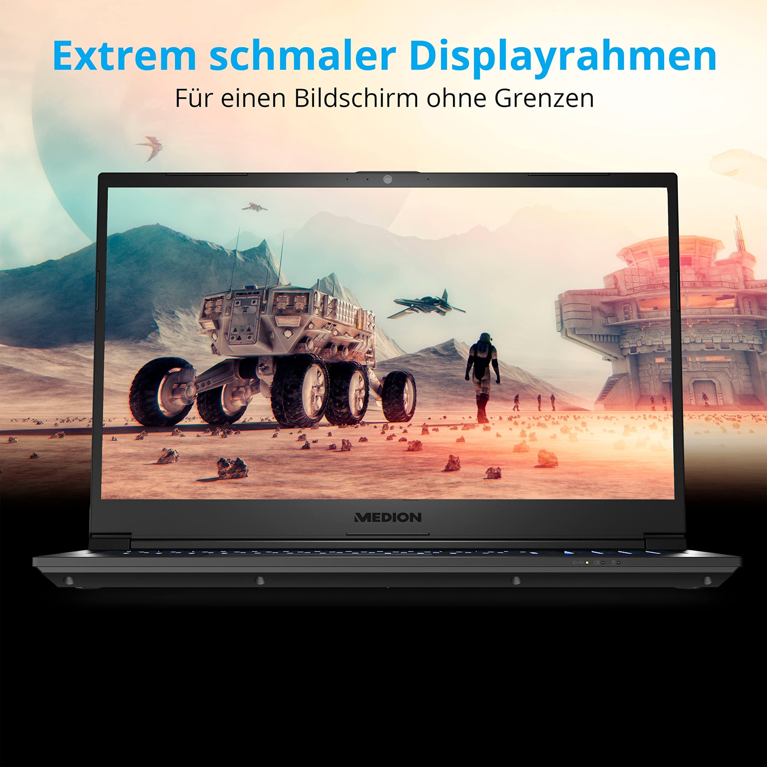 ERAZER Crawler E30 39,6 cm (15,6 Zoll) Full HD Gaming Laptop (Intel Core i5-12450H, 16GB DDR4 RAM, 512GB PCIe SSD, GeForce RTX 3050 4GB GDDR6 VRAM, Win 11 Home) Core i5-12450H 16.0 GB 512 GB Nvidia Geforce RTX 3050 MD62544 Bild 6