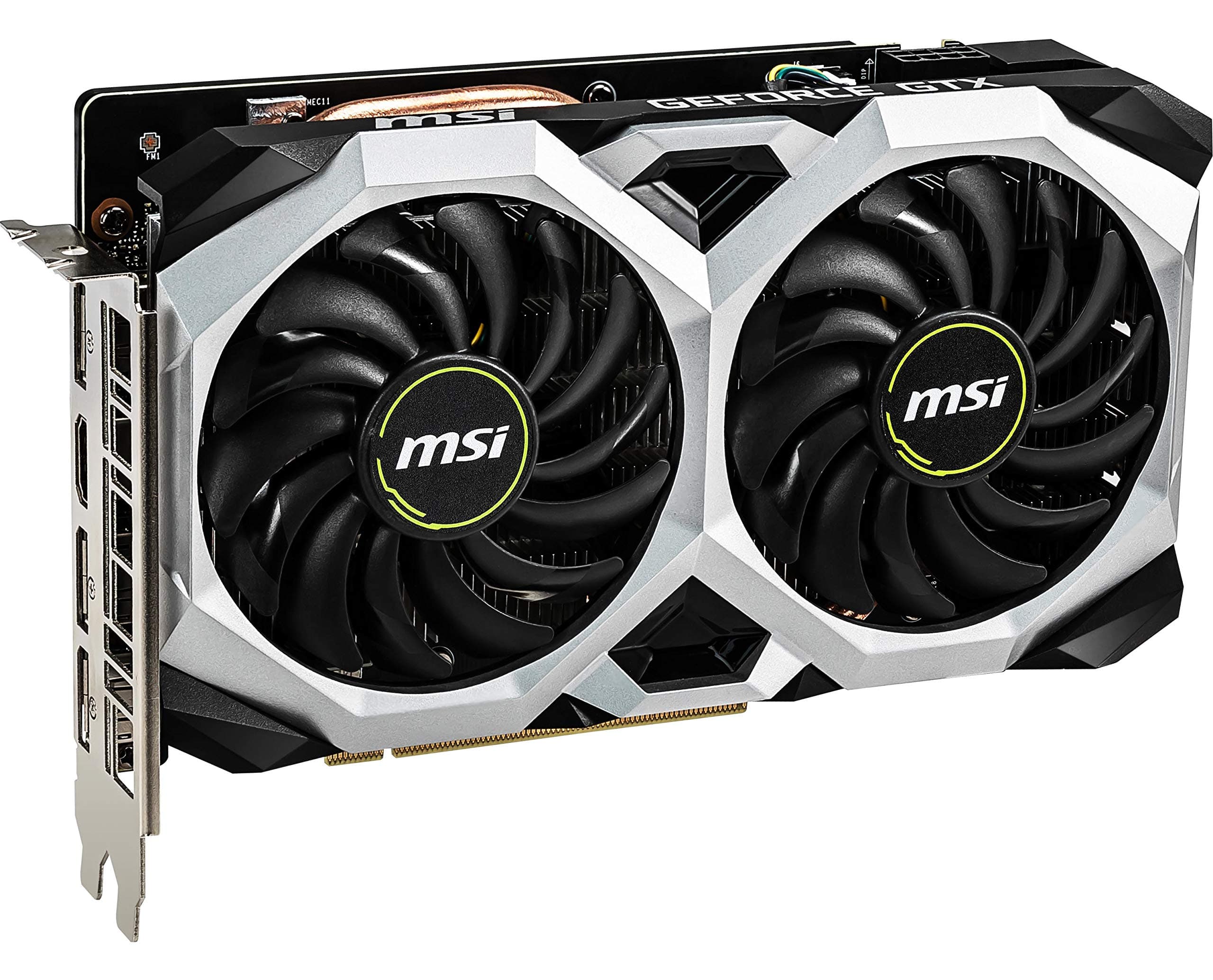 MSI Gaming GeForce GTX 1660 Ti 192-bit HDMI/DP 6GB GDRR6 HDCP Unterstützung DirectX 12 Dual Fan VR Ready OC Grafikkarte (GTX 1660 TI Ventus XS 6G OC) Bild 5