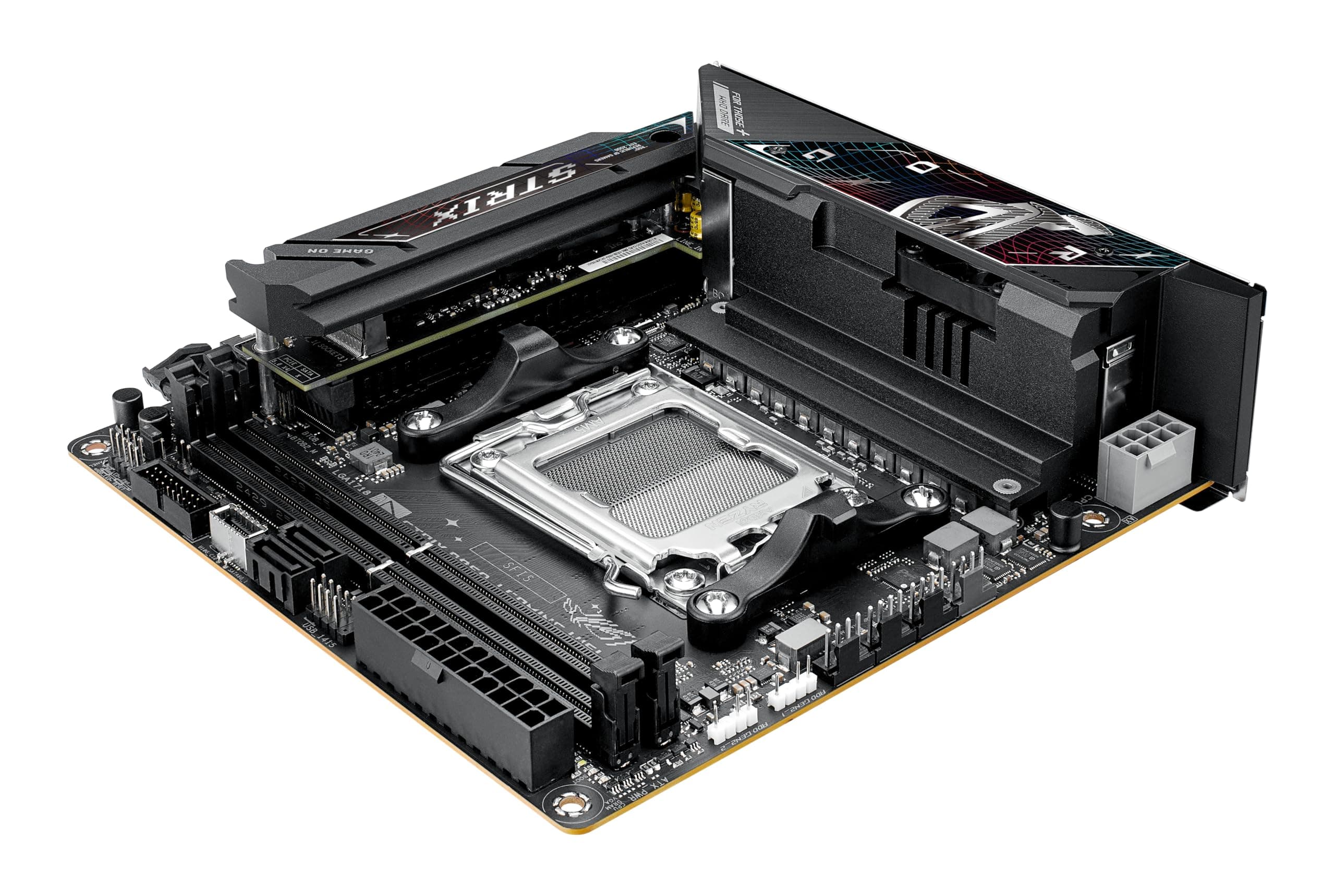 ASUS ROG Strix B850-I Gaming WiFi Mainboard Sockel AMD AM5 (AMD B850, mini-ITX, DDR5 Speicher, PCIe 5.0, WiFi 7, 2X M.2, Aura Sync) Bild 7