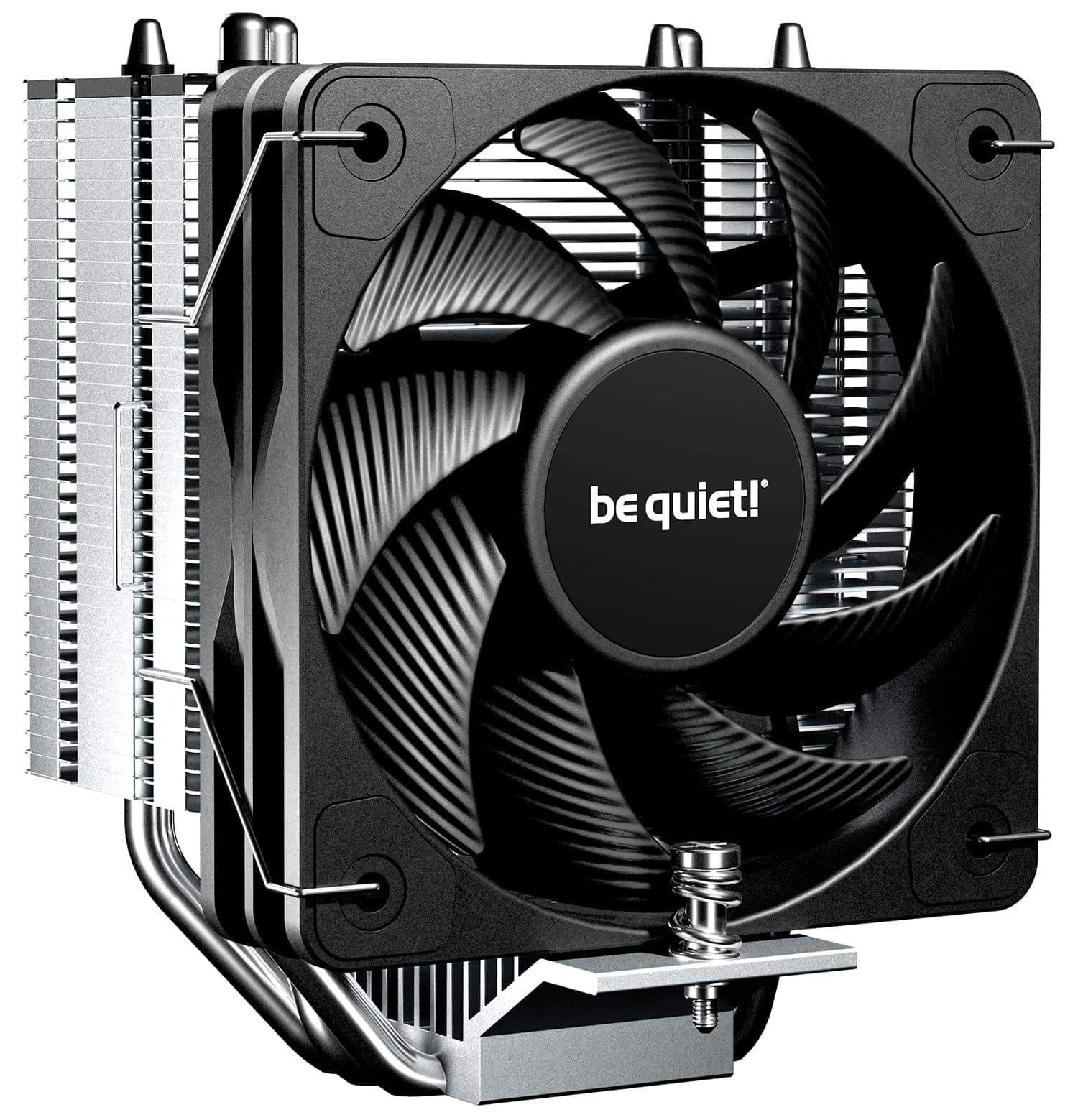 be quiet! Pure Rock Slim 3, CPU Kühler, 130W TDP, 100 mm PWM be quiet! Lüfter, 3 Heatpipes, asymmetrisches Design, Slim Tower Bild 2