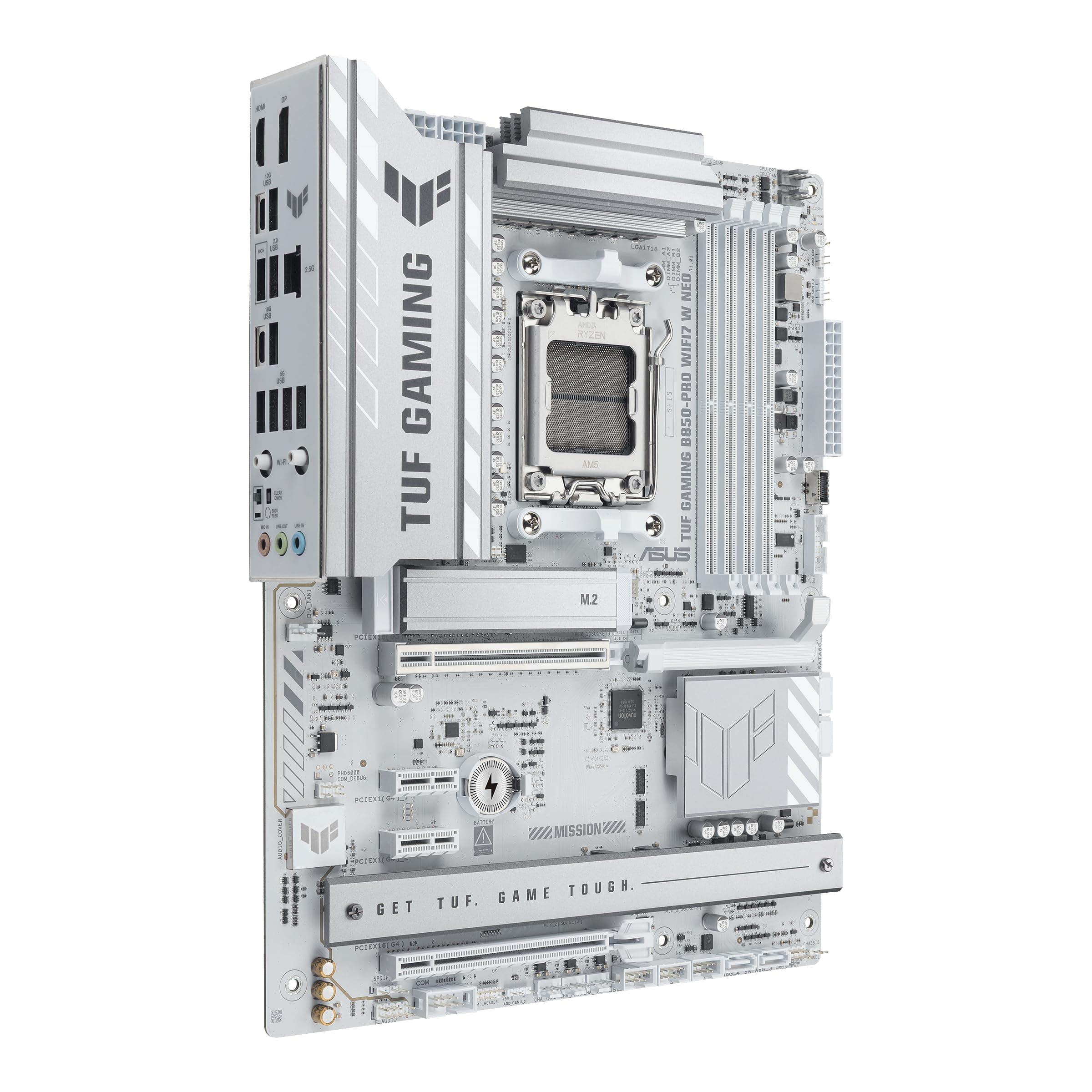 ASUS TUF Gaming B850-PRO WIFI7 W NEO AMD ATX-Mainboard (14+2+1 Leistungsstufen, DDR5 mit AEMP, DREI M.2-Steckplätze, PCIe 5.0 für Next-Gen-GPUs, 2,5Gb Ethernet und 64MB BIOS) Bild 5