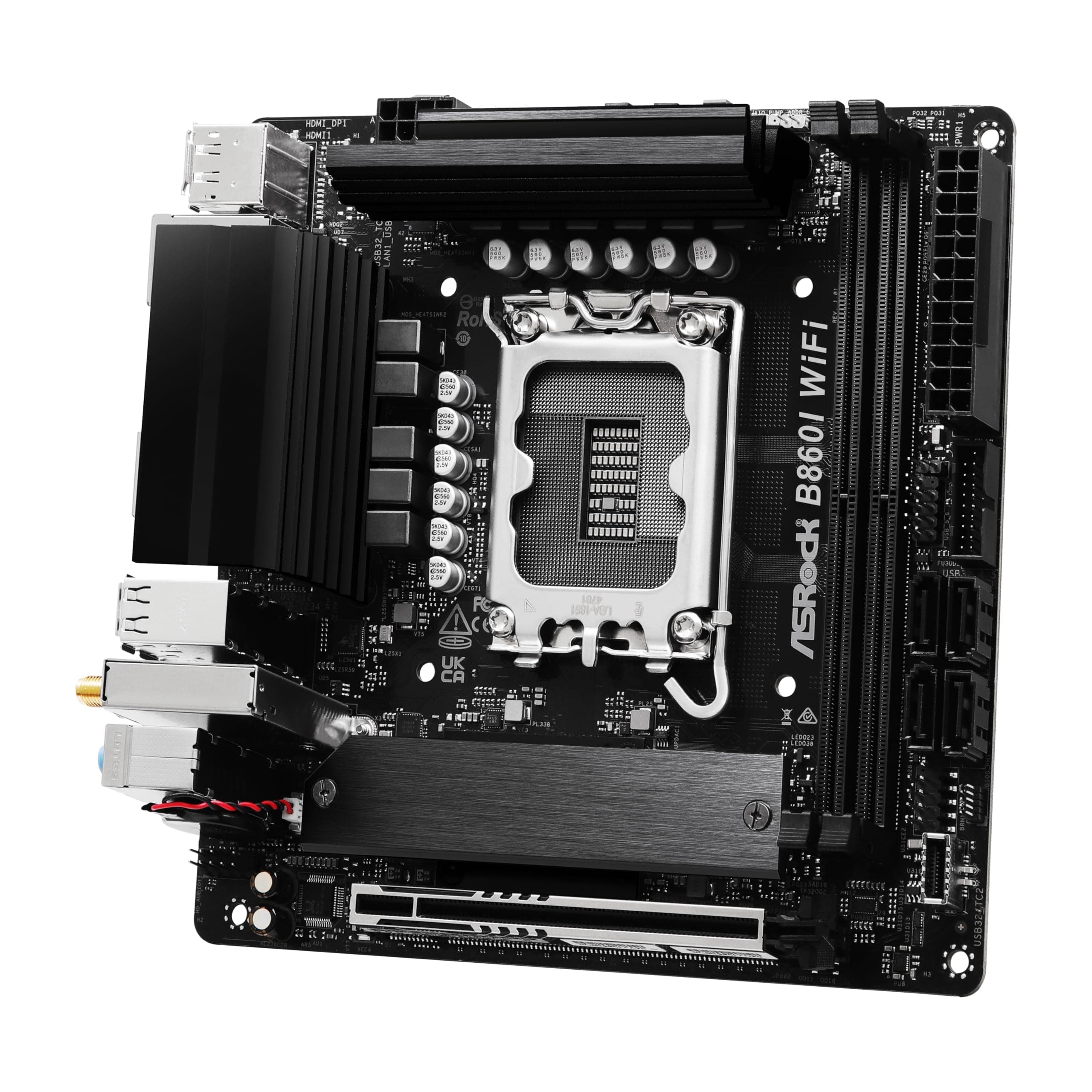 MB ASRock Intel 1851 B860I WiFi Bild 5