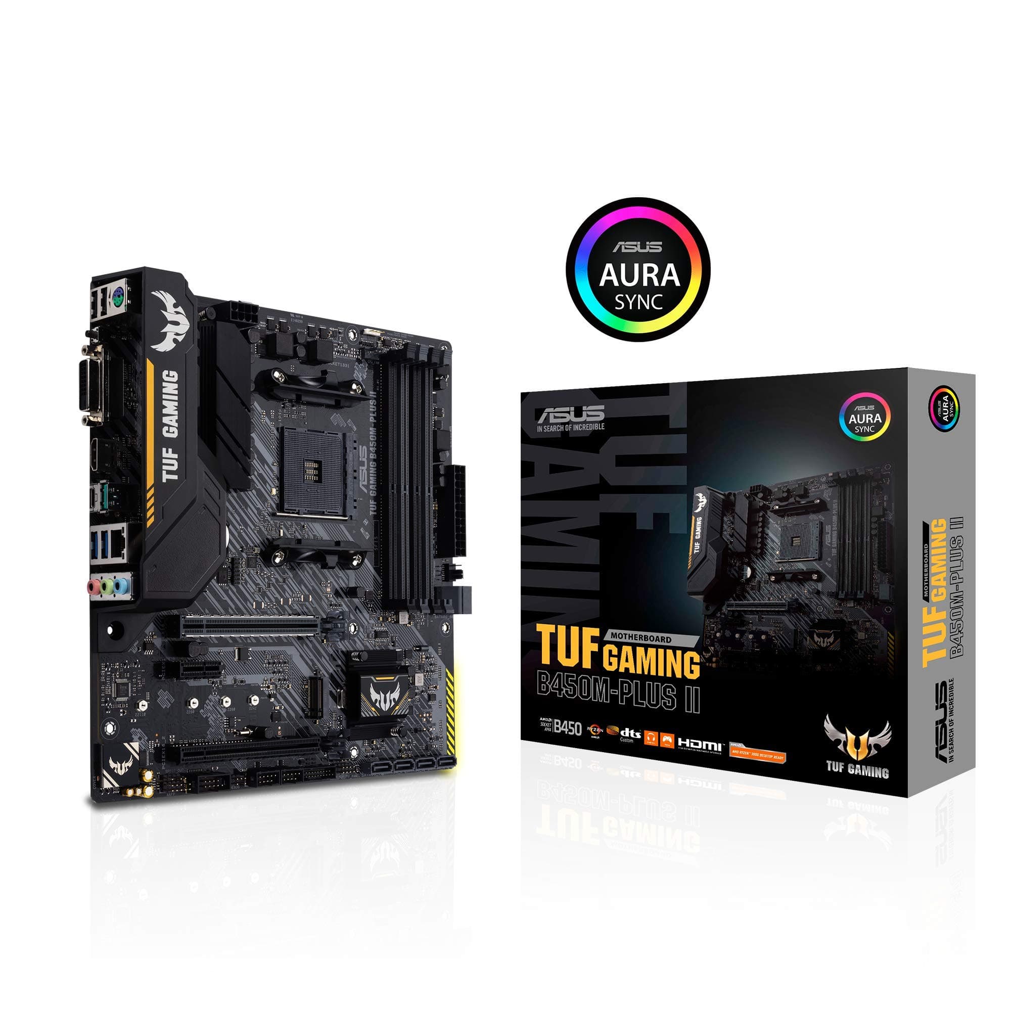 ASUS TUF Gaming B850M-PLUS II Mainboard Sockel AMD AM5 (AMD B850, mATX, DDR5 Speicher, 1x PCIe 5.0 M.2, 2X PCIe 4.0 M.2, Aura Sync) Bild 3