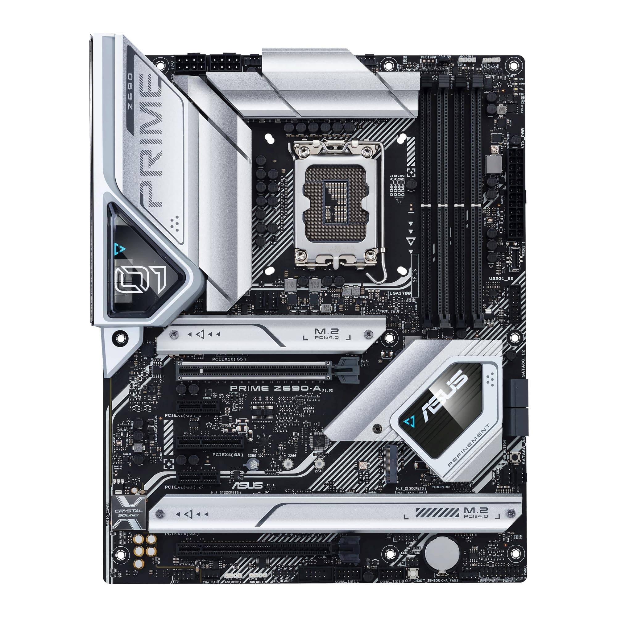 ASUS Prime Z690-A Gaming Mainboard Sockel Intel LGA 1700 (Intel Z690, ATX, PCIe 5.0, 4x M.2, DDR5-Speicher, Thunderbolt 4, Aura Sync) Bild 4