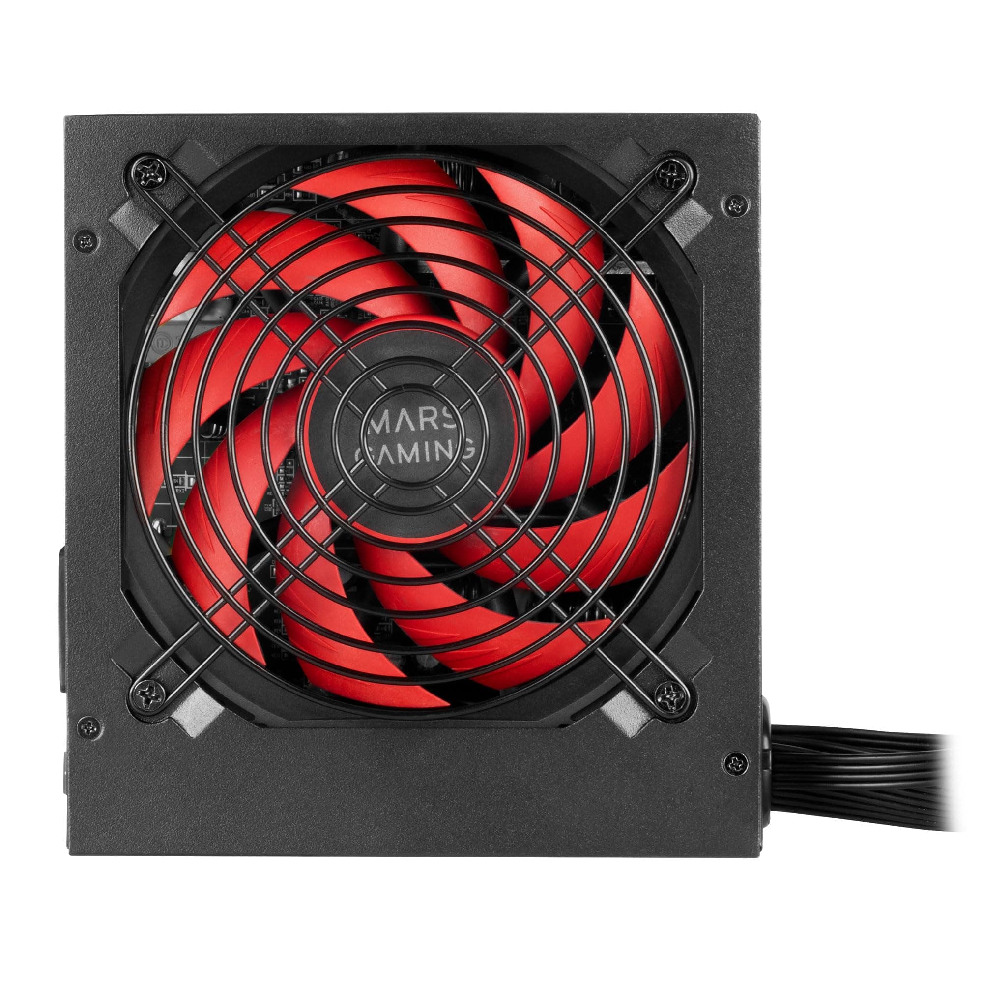 Mars Gaming MPIII850, PC-Netzteil ATX 850W, 5 Jahre Garantie, 85% Effizienz, Digitales APFC-System, 120 mm FDB-Lüfter mit AI-RPM, DC und SMD-Technologie, Extra Lange Flachkabel, Schwarz Bild 6
