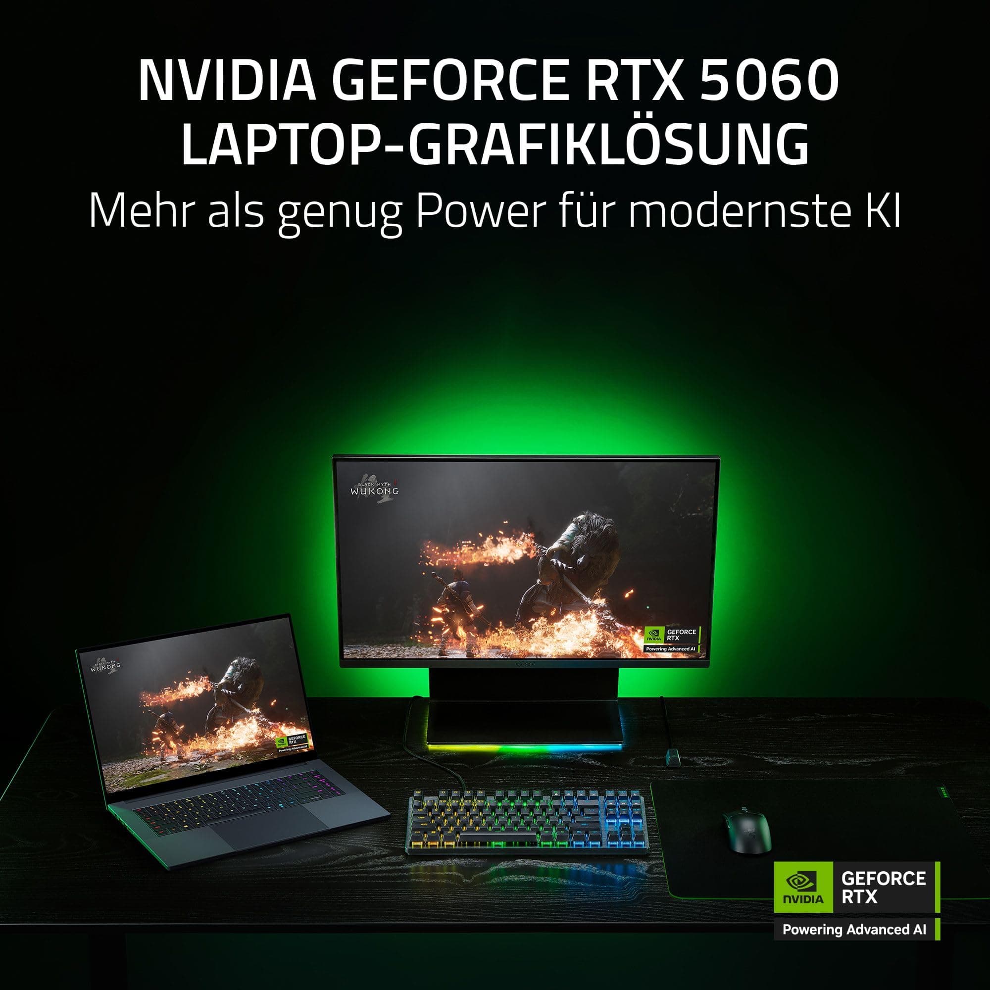 Razer Blade 16 (2025) - 16 Zoll AI Gaming Laptop - NVIDIA GeForce RTX 5060 - AMD Ryzen AI 9 365-16" QHD+ 240Hz OLED Display - 16GB LPDDR5X 8000 MHz - 1TB SSD - QWERTZ DE-Layout | Schwarz RTX5060 | 16GB | 1TB Bild 4