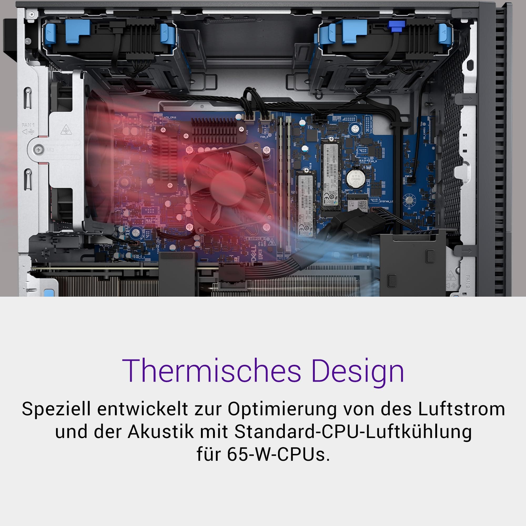 Dell Tower Plus EBT2250 Desktop-PC - Intel Core Ultra 7 Series 2, 16GB RAM, 1TB SSD, NVIDIA GeForce RTX 5060, Wi-Fi 7, HDMI, Thunderbolt 4, McAfee Business Protection 1 Jahr, Windows 11 Pro, Graphit Intel Core Ultra 7 265 16 GB NVIDIA RTX 5060 Bild 7