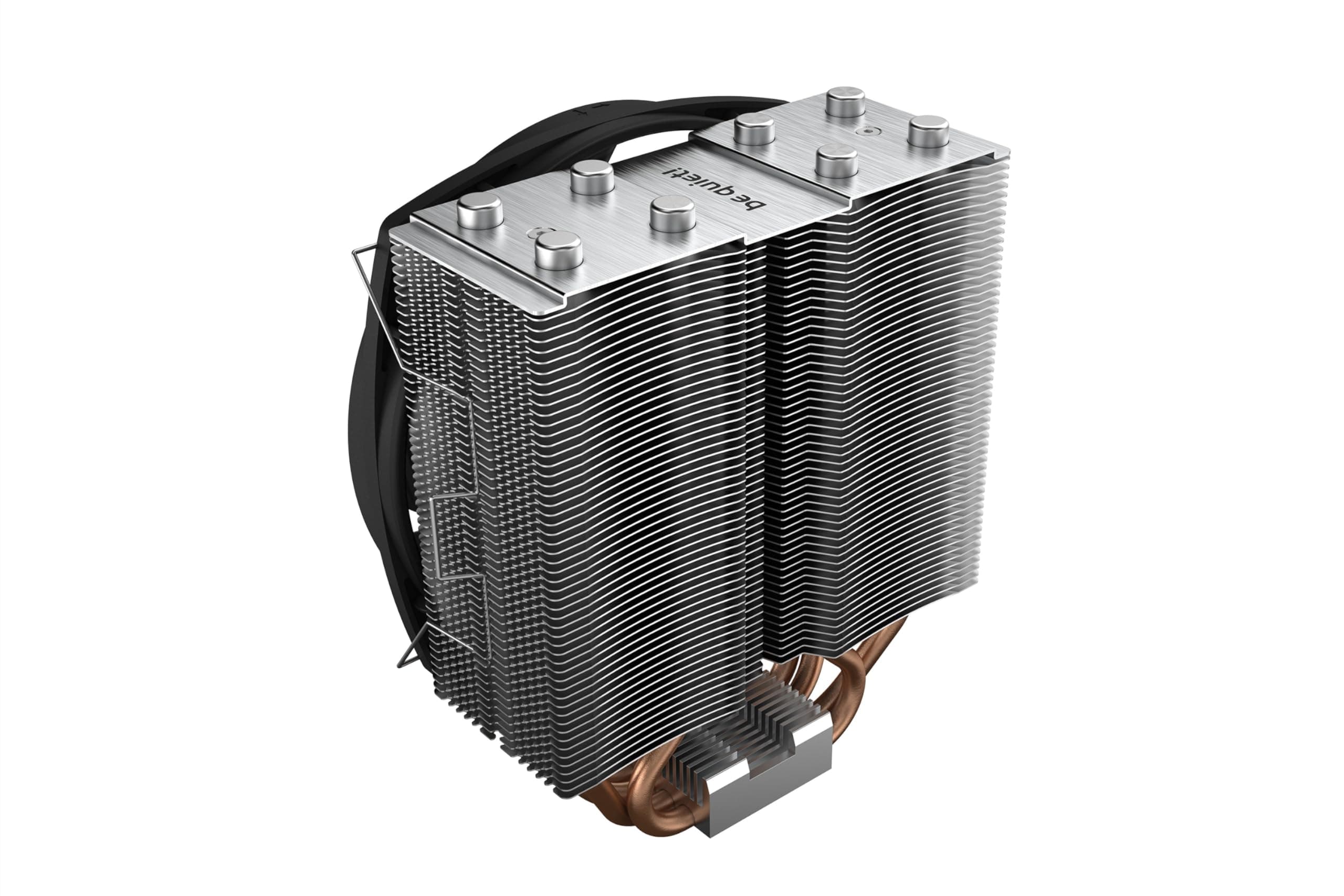 be quiet! Shadow Rock Slim 2, CPU Kühler, 160W TDP, 135mm be quiet! Lüfter, Heatpipe Direct Touch (HDT)-Technologie, 4x 6mm-Heatpipes, Slim Design, BK032 Bild 3