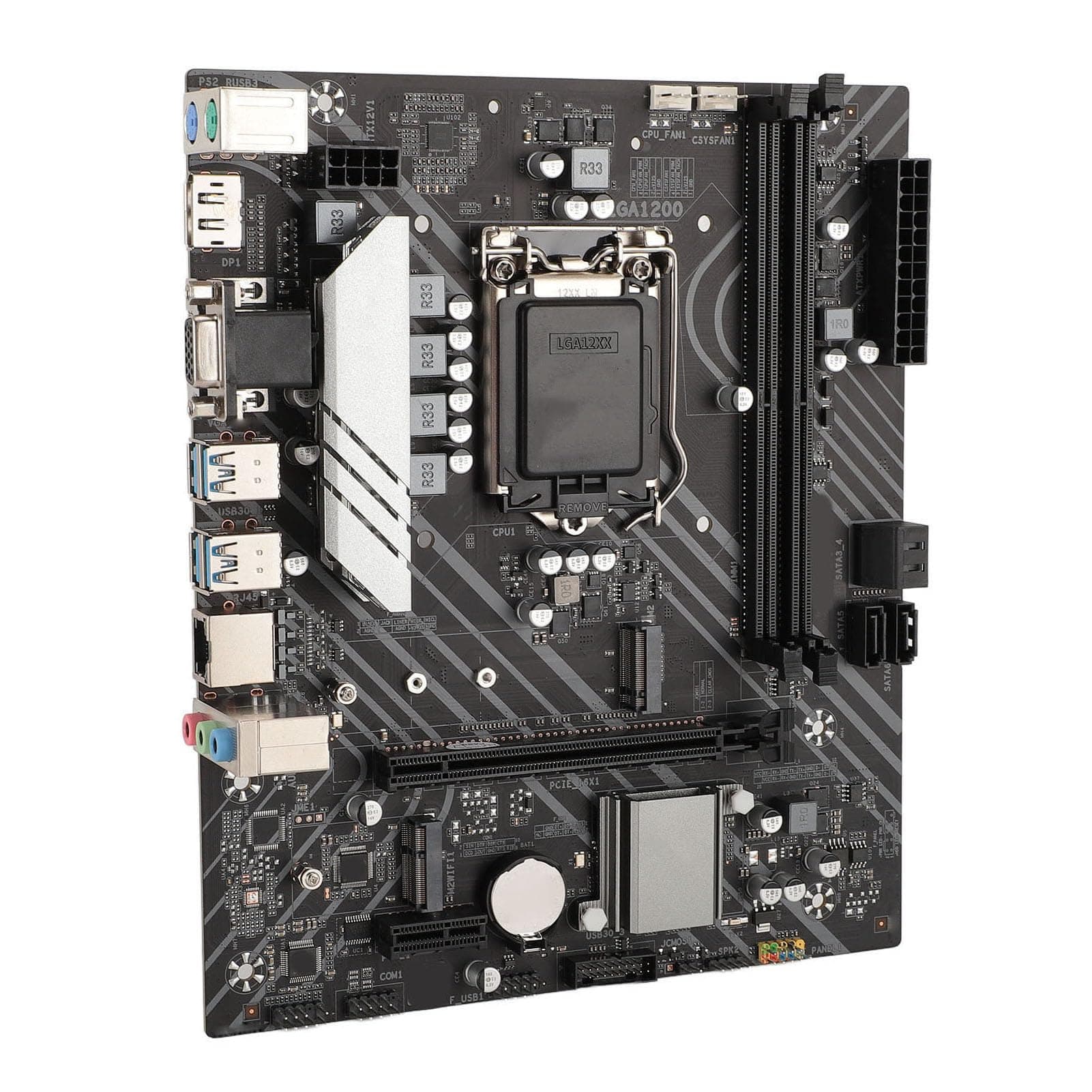 Z490 Gaming-Motherboard, ATX-Motherboard mit Dual-DDR4-Speicher, M.2-Steckplatz, 1000 Mbit/s LAN für LGA1200-Sockel, Unterstützt 10. und 11. Generation Core, Pentium Gold, Bild 2